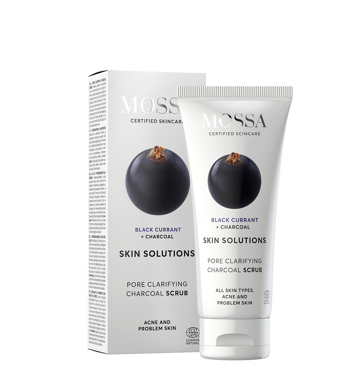 MOSSA Skin Solutions Charcoal Scrub 60 ml