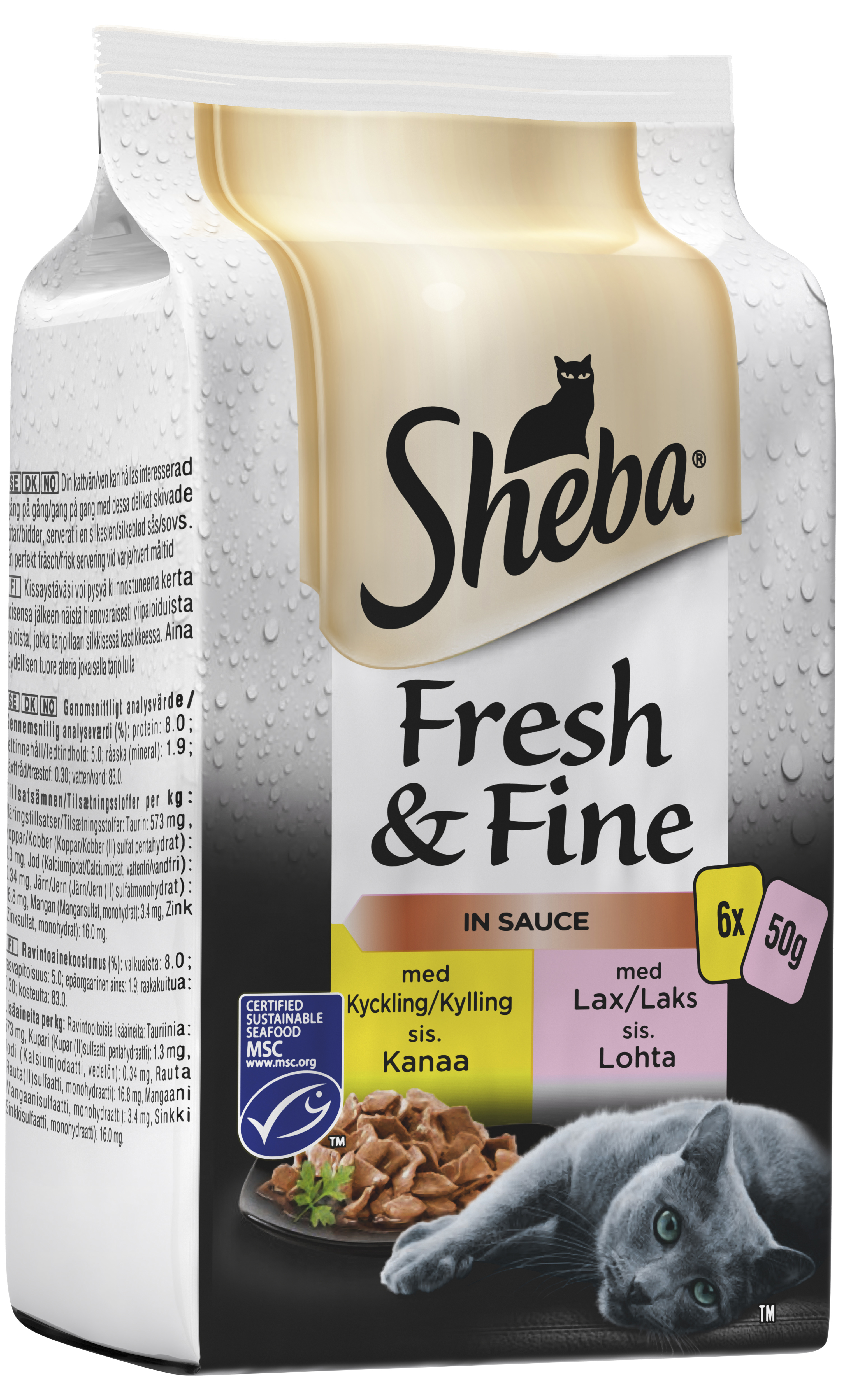 Sheba Fresh & Fine in Sauce 6x50g