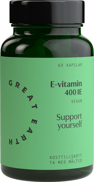 Great Earth E-vitamin 60 kapslar