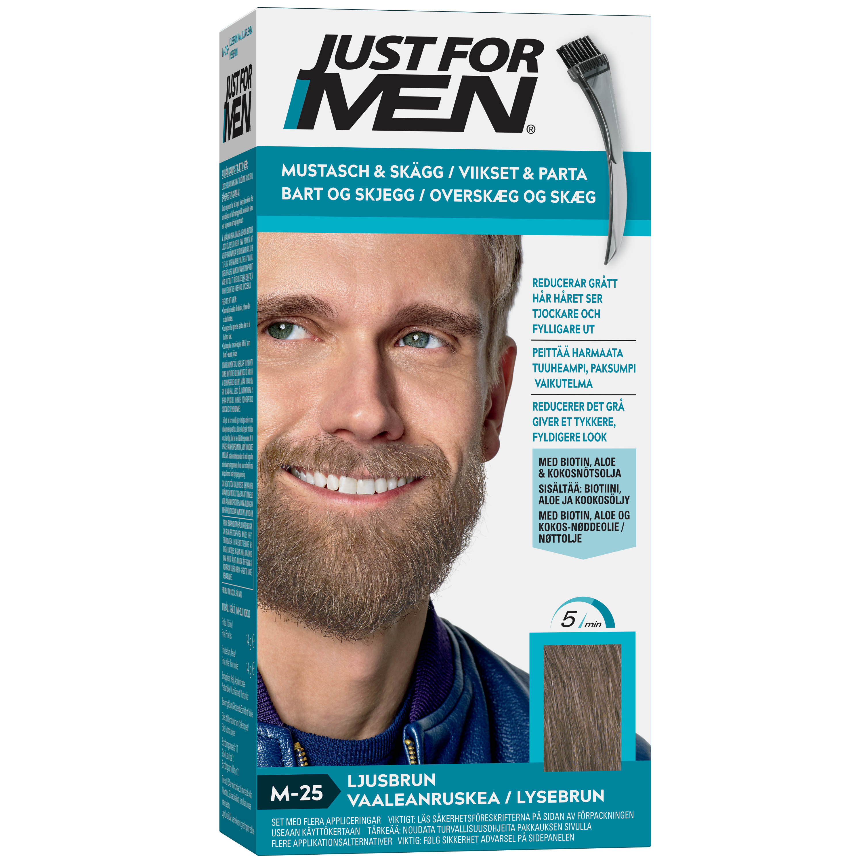 Just For Men Moustache & Beard Light Brown 1 st
