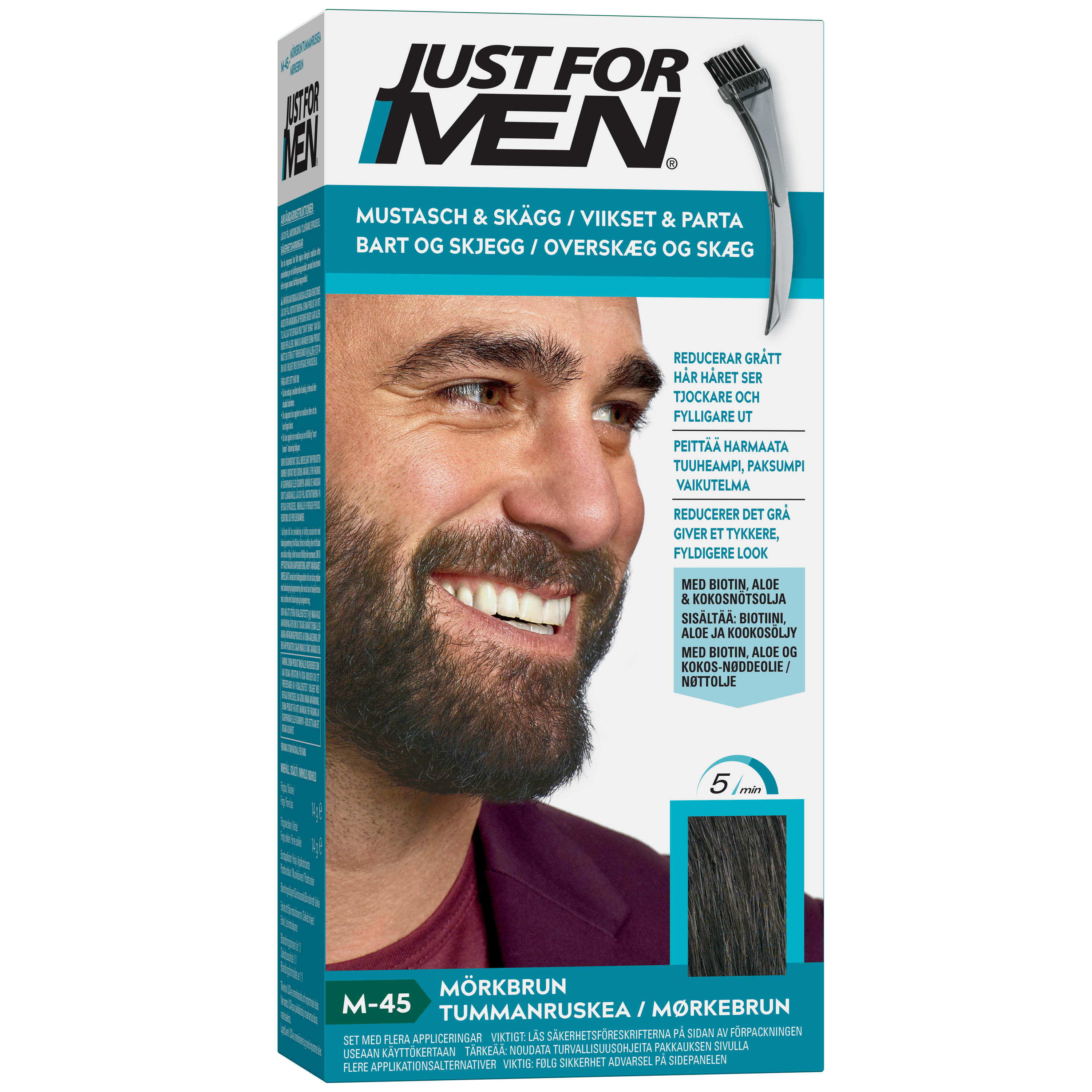 Just For Men Moustache & Beard Dark Brown 1 st
