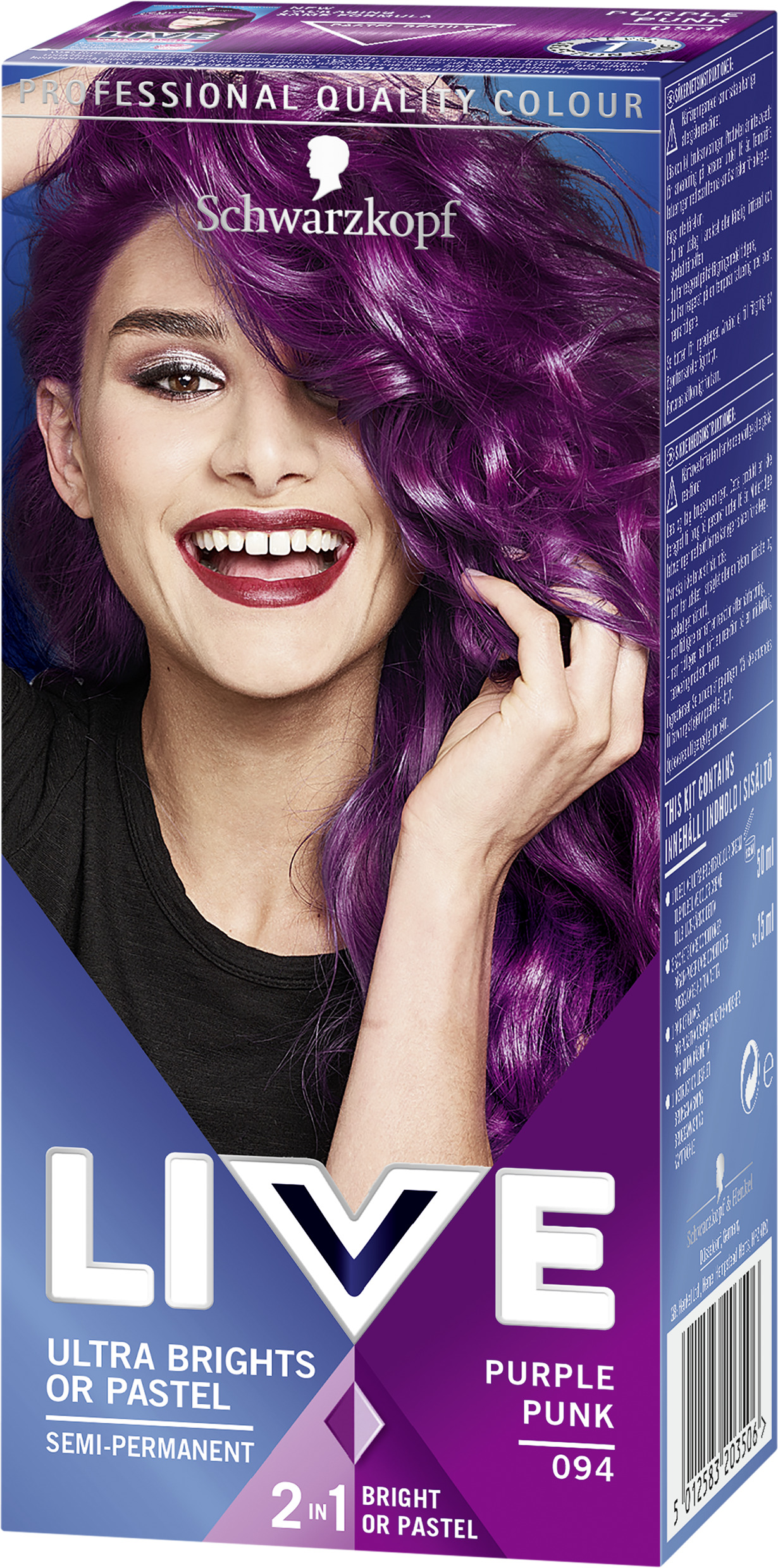 Schwarzkopf LIVE Ultra Bright Or Pastell 094 Purple Punk