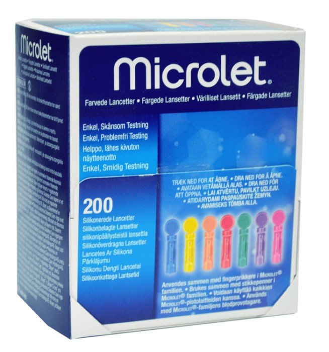 Microlet Lancetter 200 st