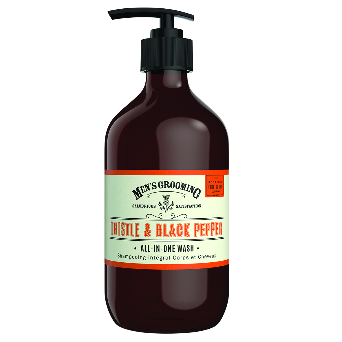 The Scottish Fine Soaps Company Men´s Grooming Thistle & Black Pepper All-In-One Wash 500 ml