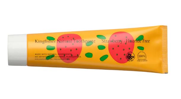 Kingfisher Jordgubb Barntandkräm Utan Fluor 75 ml