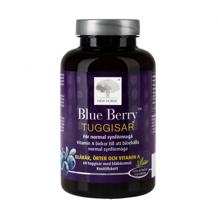 New Nordic Blue Berry Tuggisar 60 st