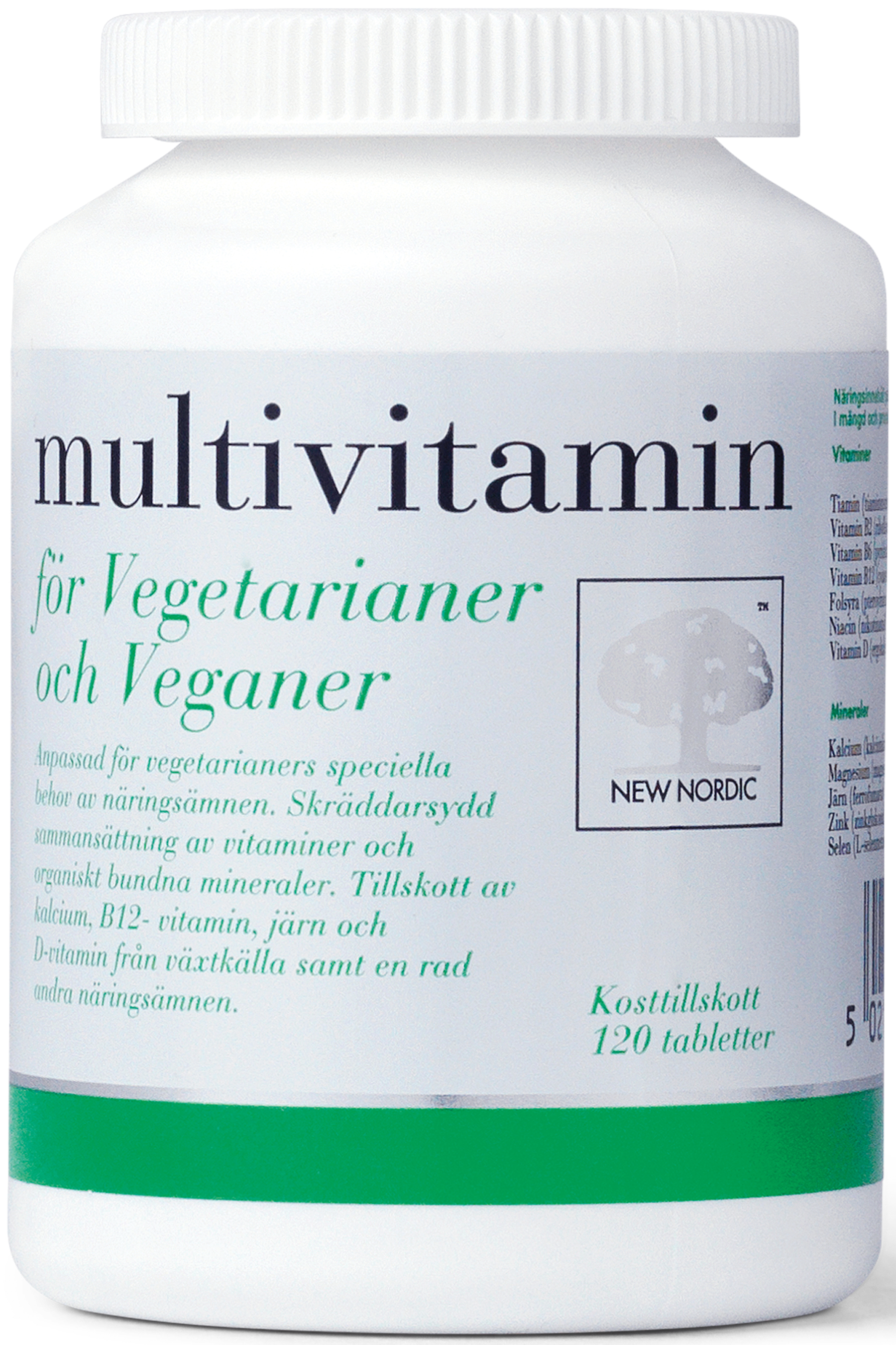 Multivitamin för vegetarianer 120 st