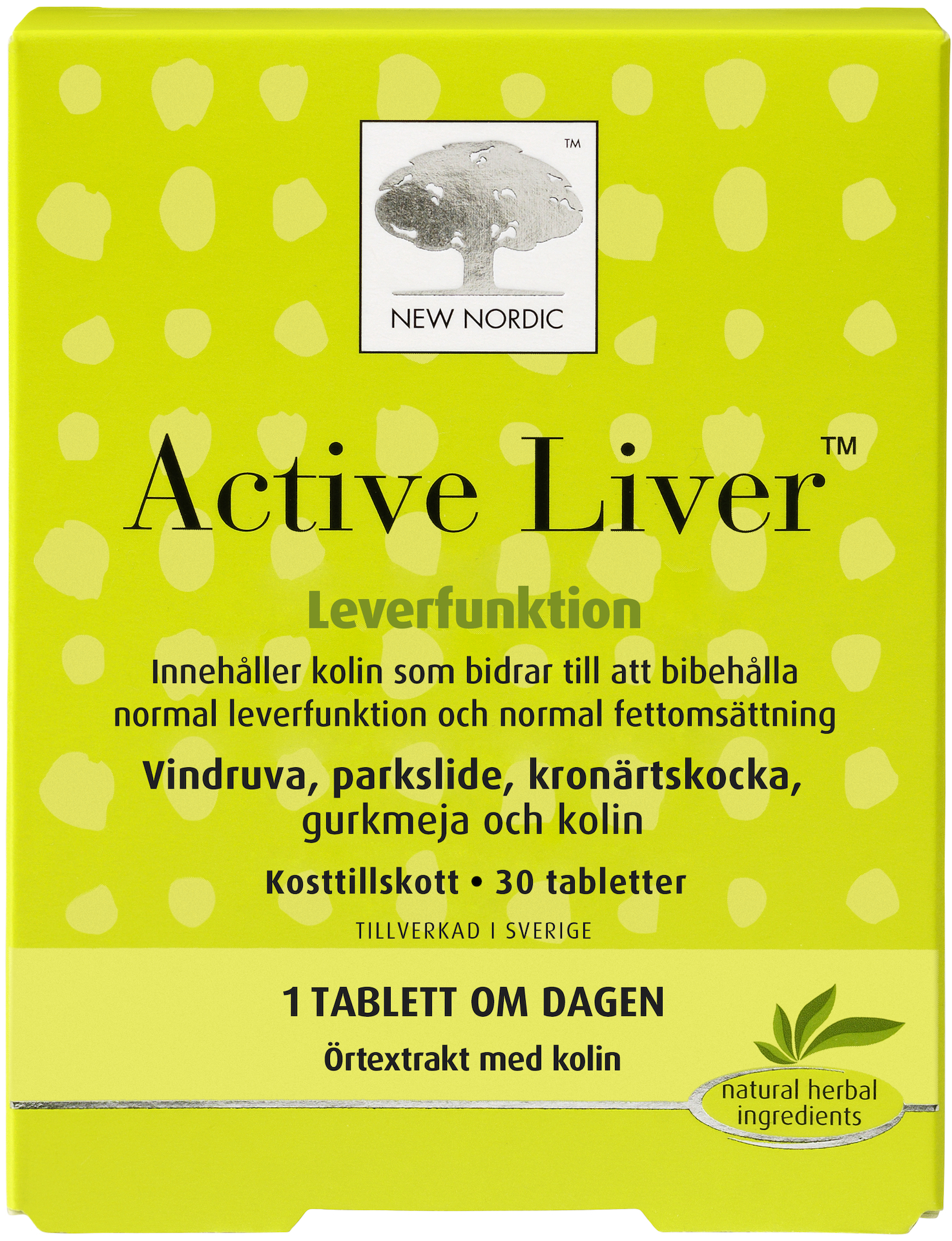 Active Liver Kosttillskott 30 st