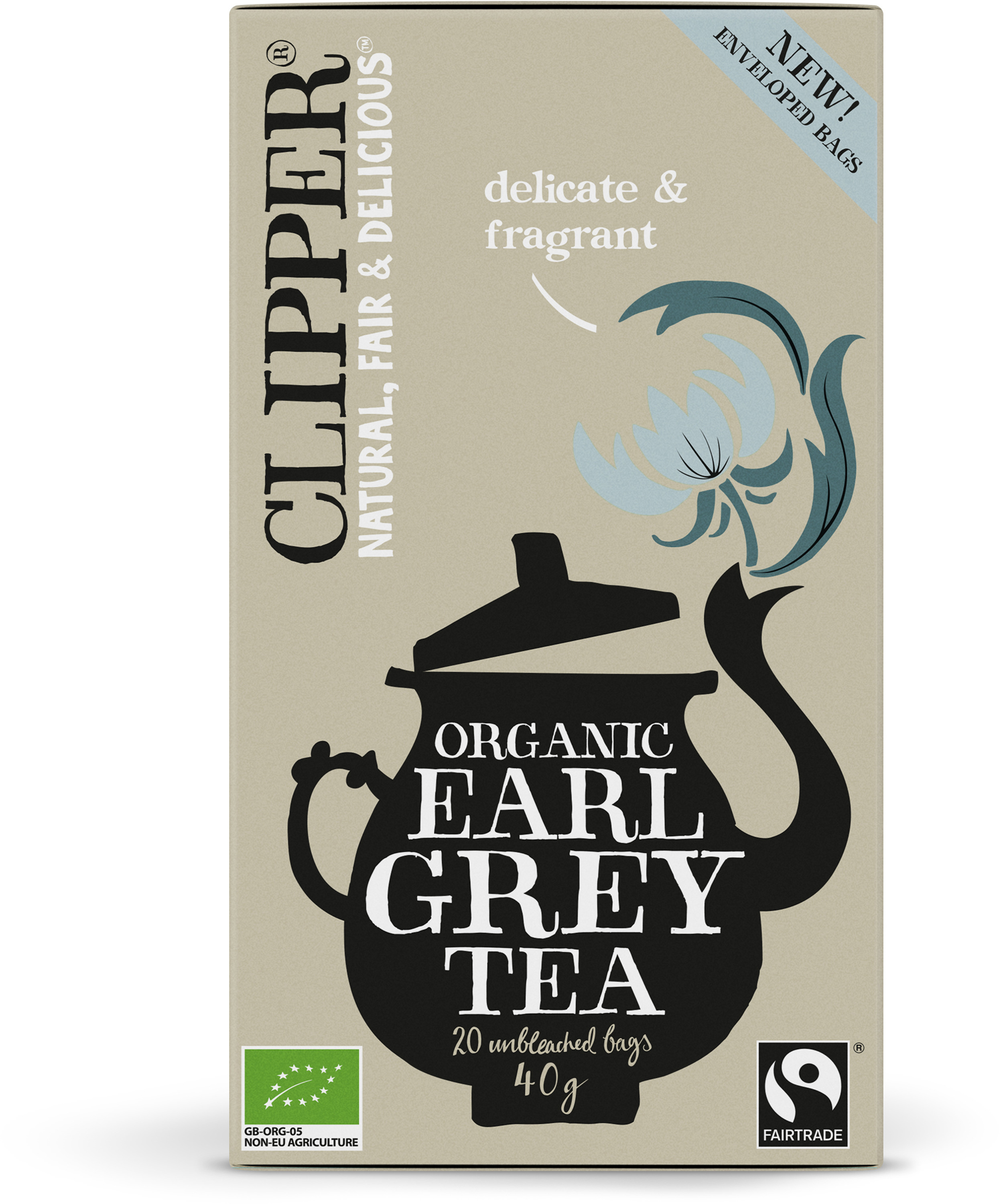 Clipper Earl Grey Tea 20 tepåsar