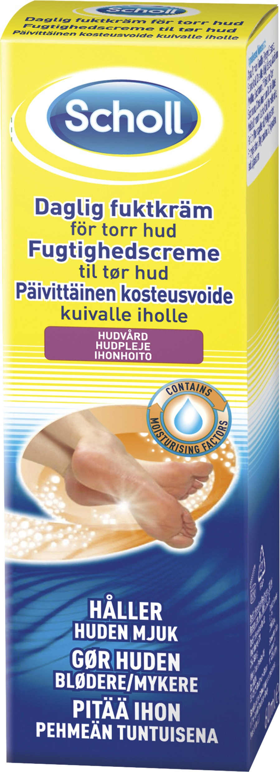 Scholl Daglig Fuktkräm Torr Hud 75 ml
