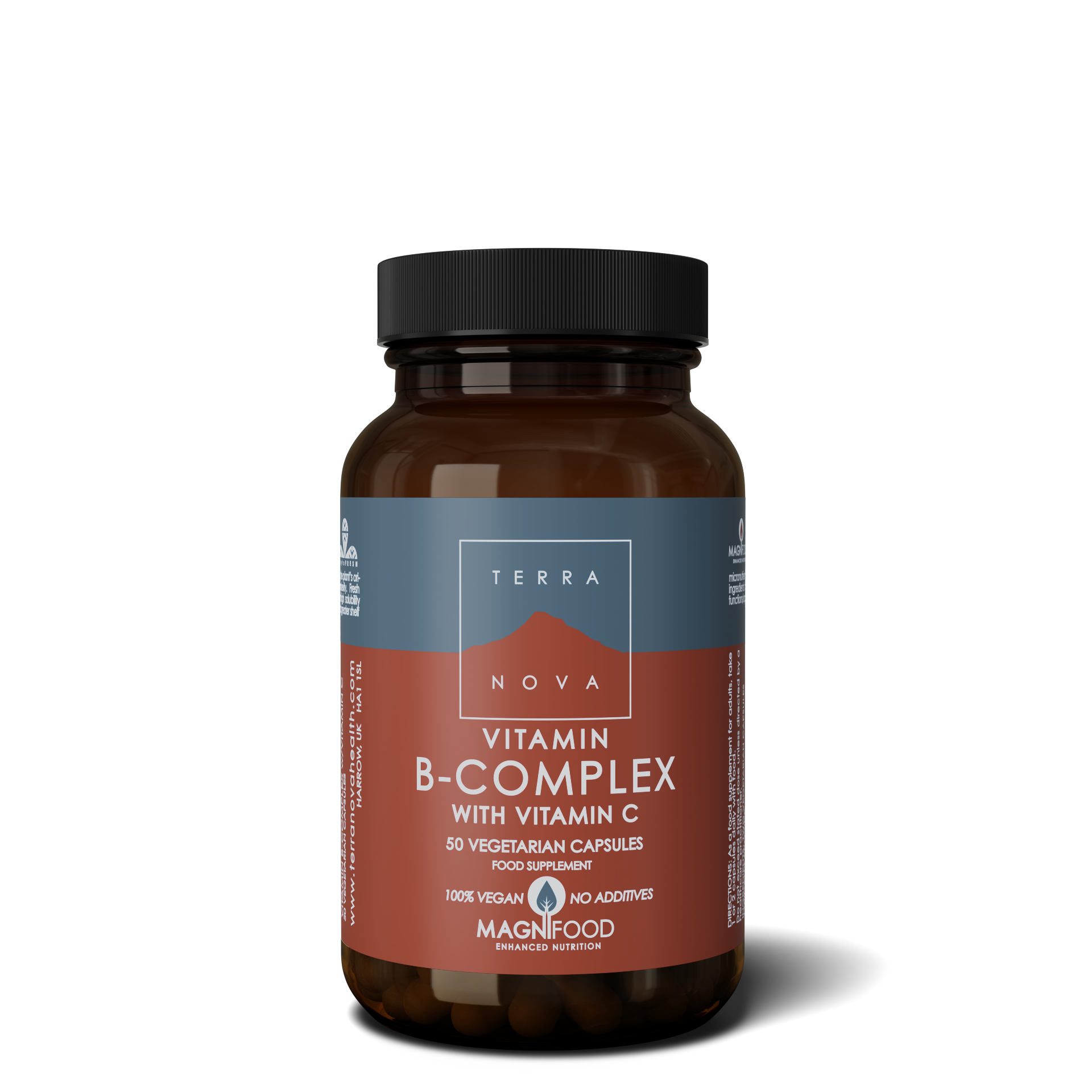 Terranova B-Complex with Vitamin C 50 kapslar