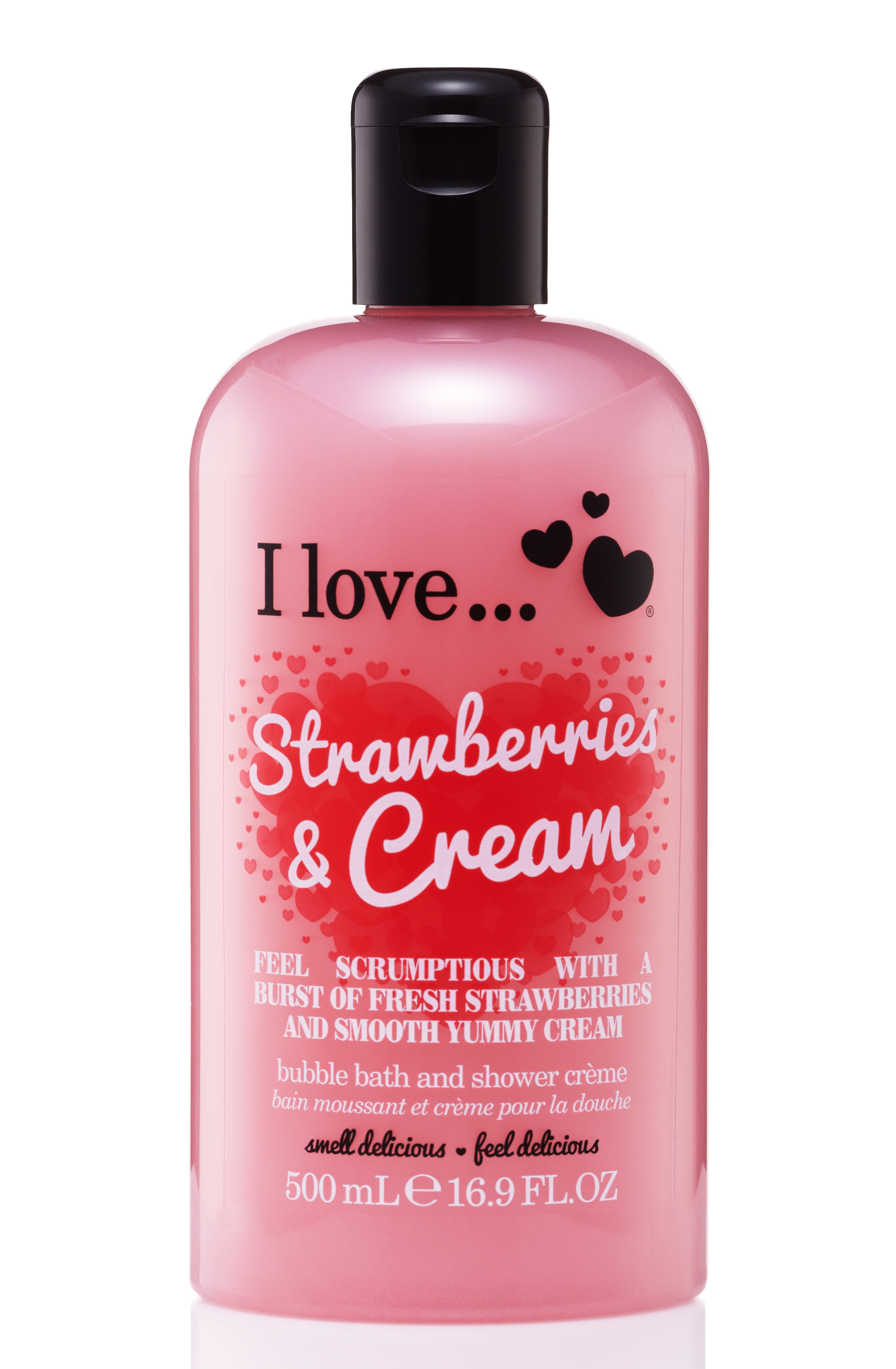 I Love Originals Bath & Shower Crème Strawberries & Cream 500 ml