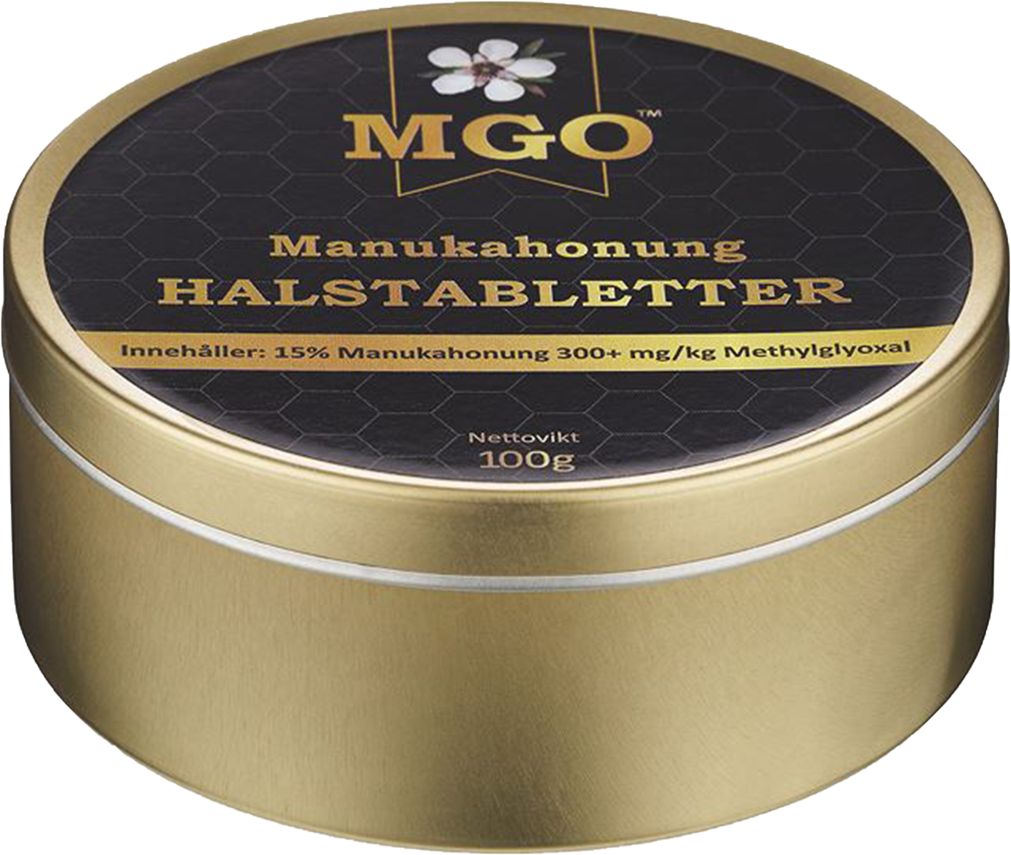 MGO Halstabletter Manukahonung 100 g