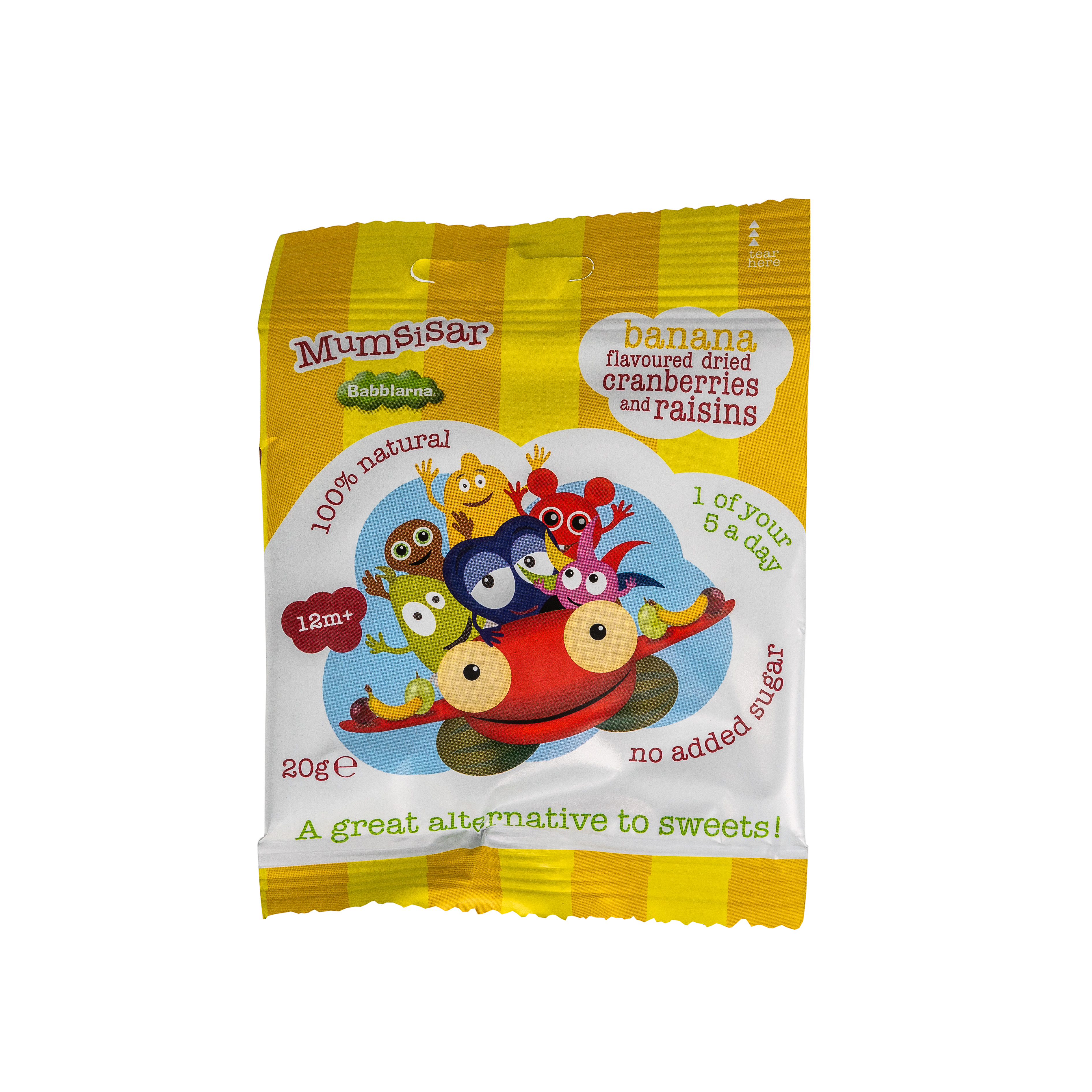 Mumsisar Babblarna Banan 20 g