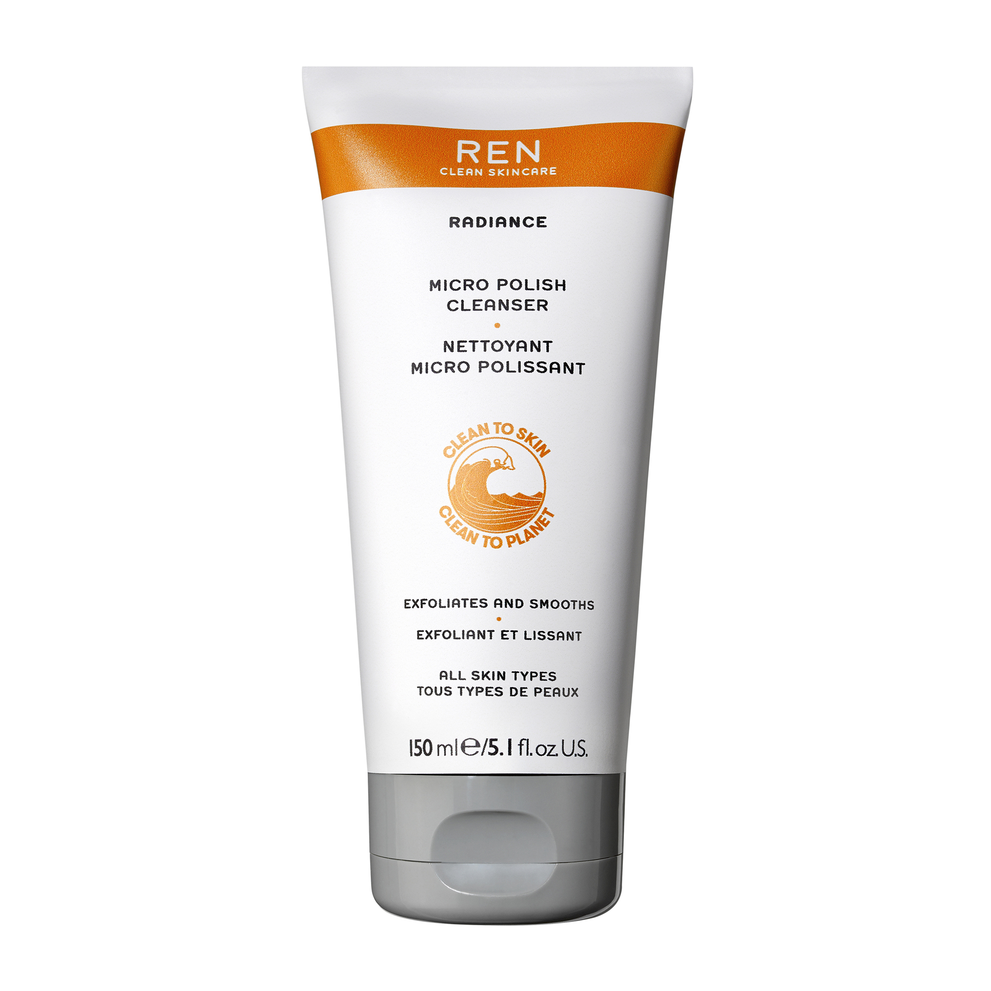 REN Clean Skincare Radiance Micro Polish Cleanser 150 ml
