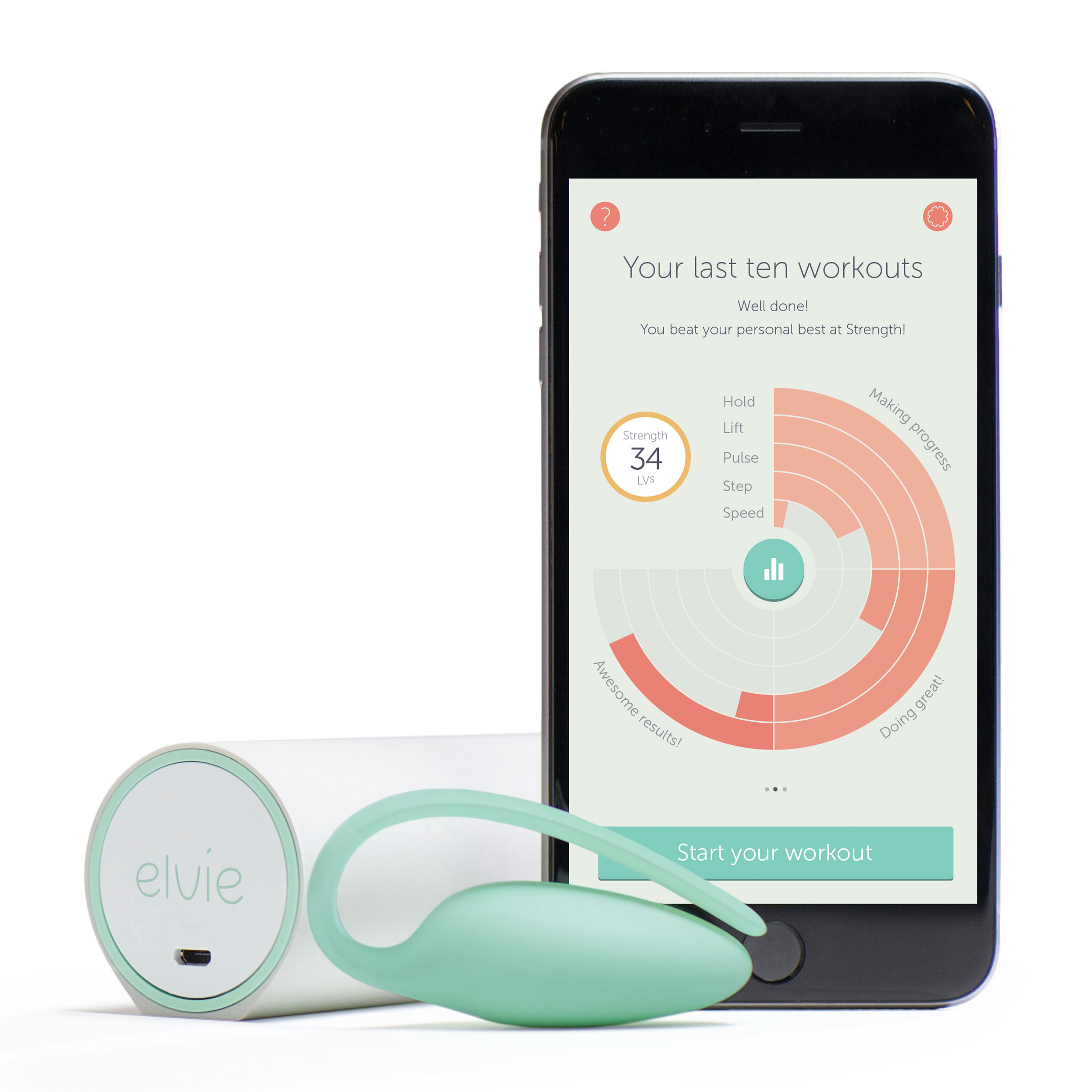Elvie Kegel Trainer Bäckenbottentränare 1 st
