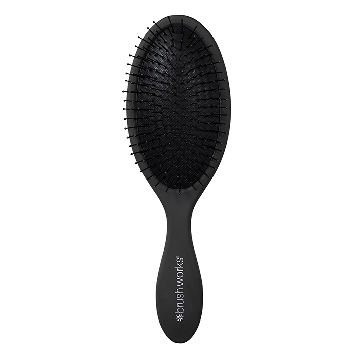 Brushworks Oval Detangling Hair Brush Black 1 st