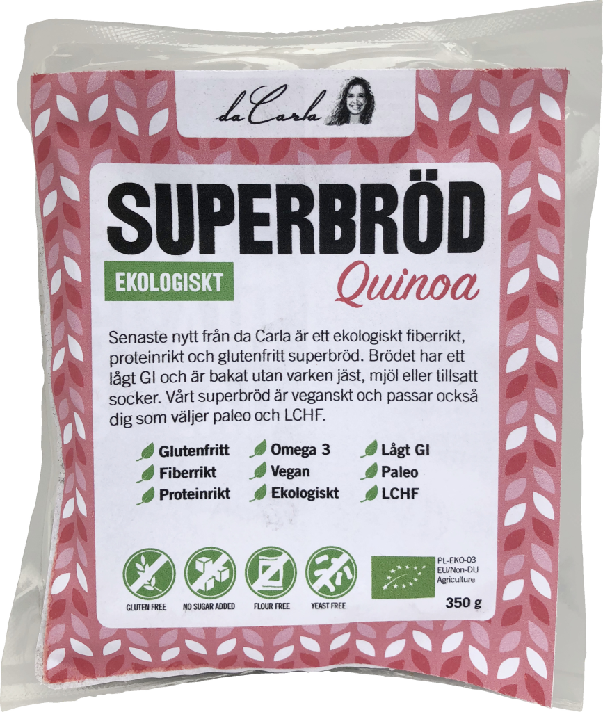Da Carla Superbröd Quinoa 350 g