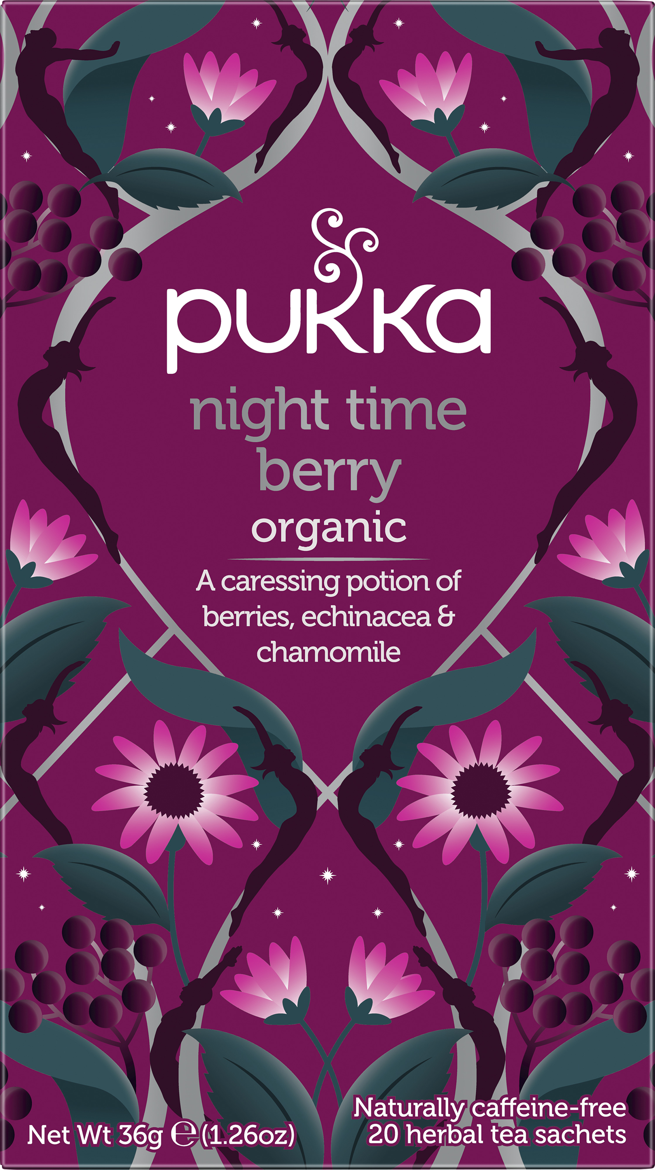 Pukka Herbs Night Time Berry Organic Koffeinfritt Te 20 st