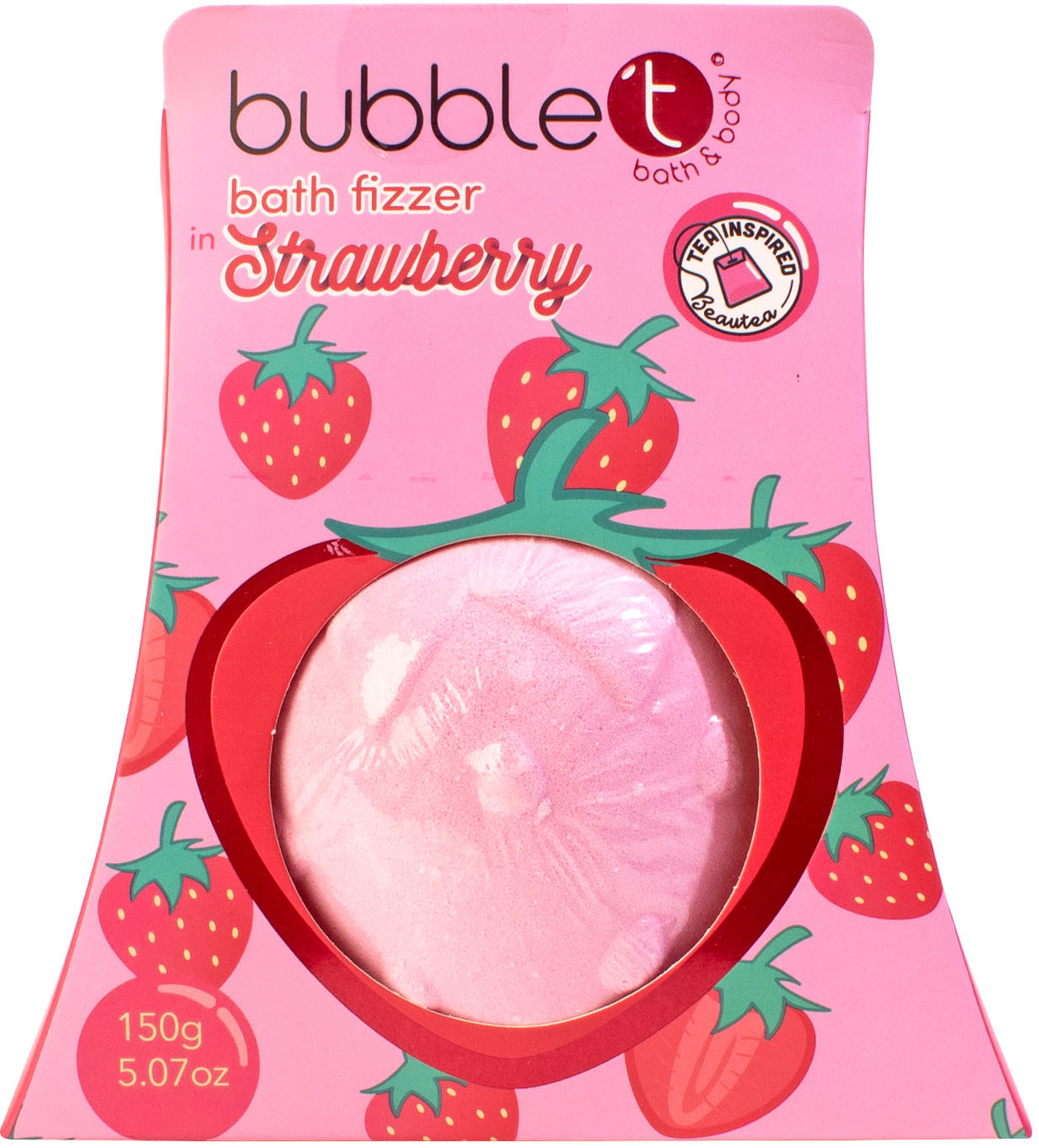 BubbleT Fruitea Strawberry Bath Fizzer 150 g