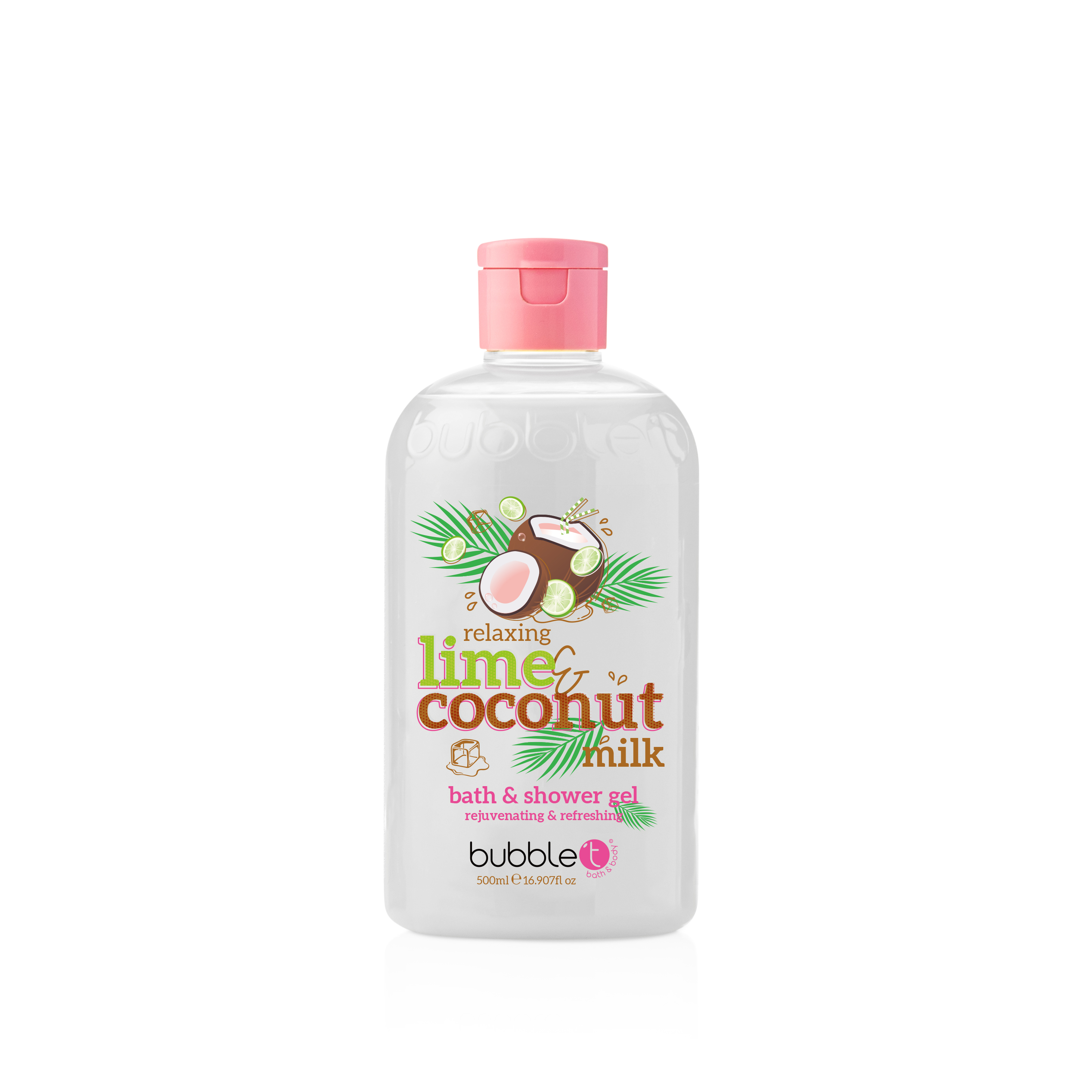 BubbleT Smoothie Lime & Coconut Bath & Shower Gel 500 ml