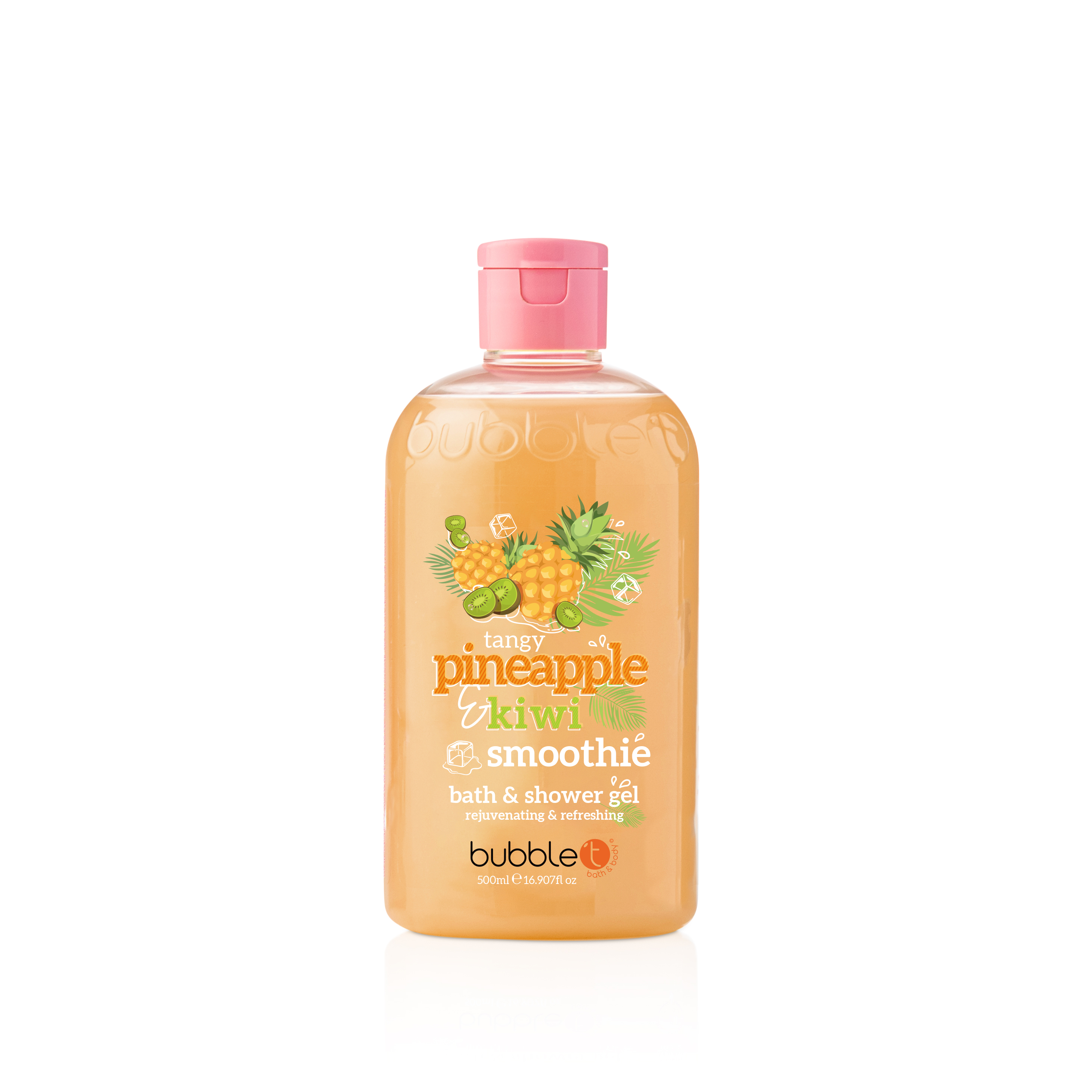 BubbleT Smoothie Pineapple & Kiwi Bath & Shower Gel 500ml