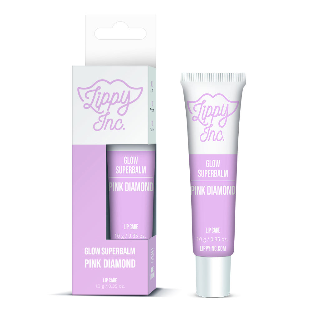 Lippy Inc. Glow Pink Diamond Lip Balm 10 g