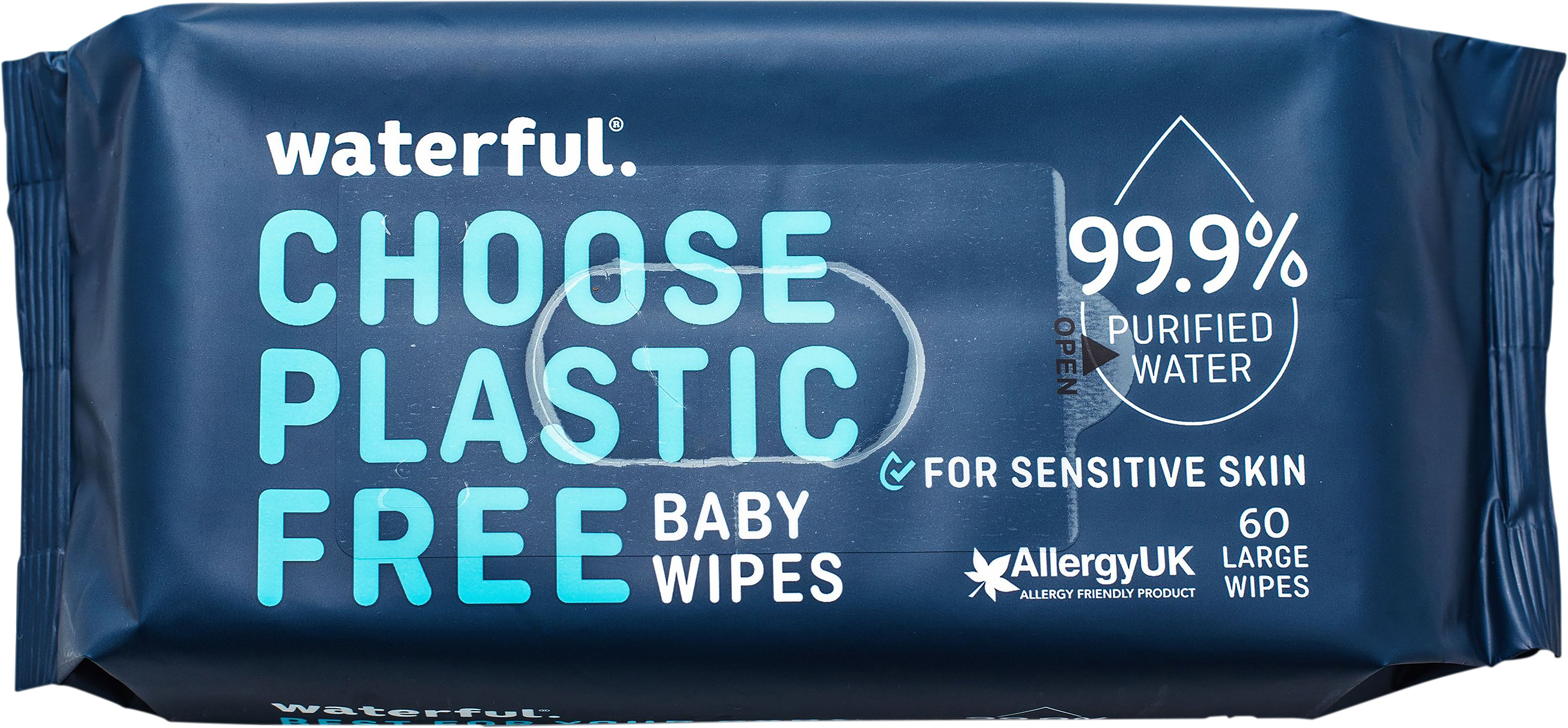 Waterful Plastfria Våtservetter 60 st