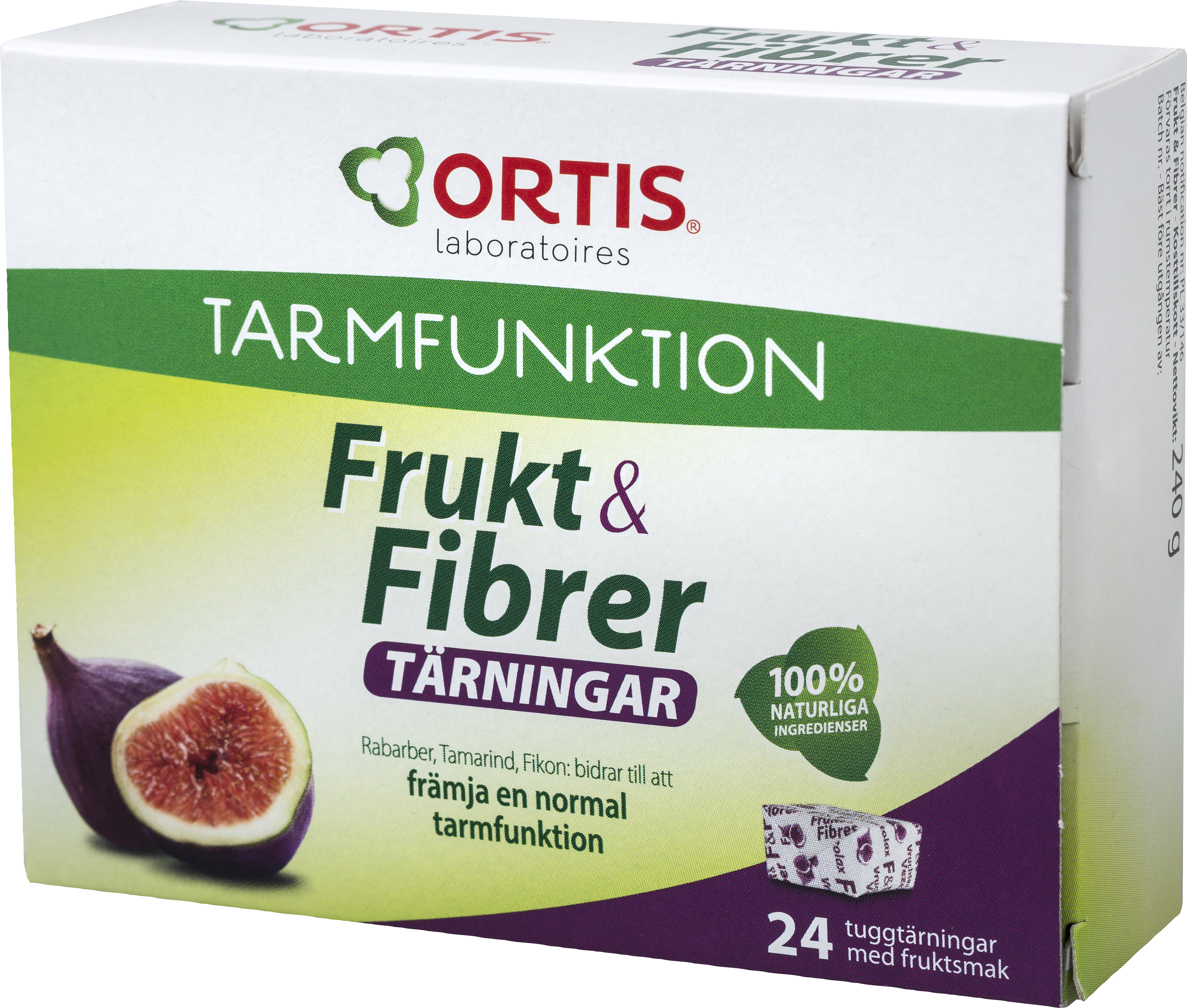Frukt & Fibrer Normal tarmfunktion 24 st