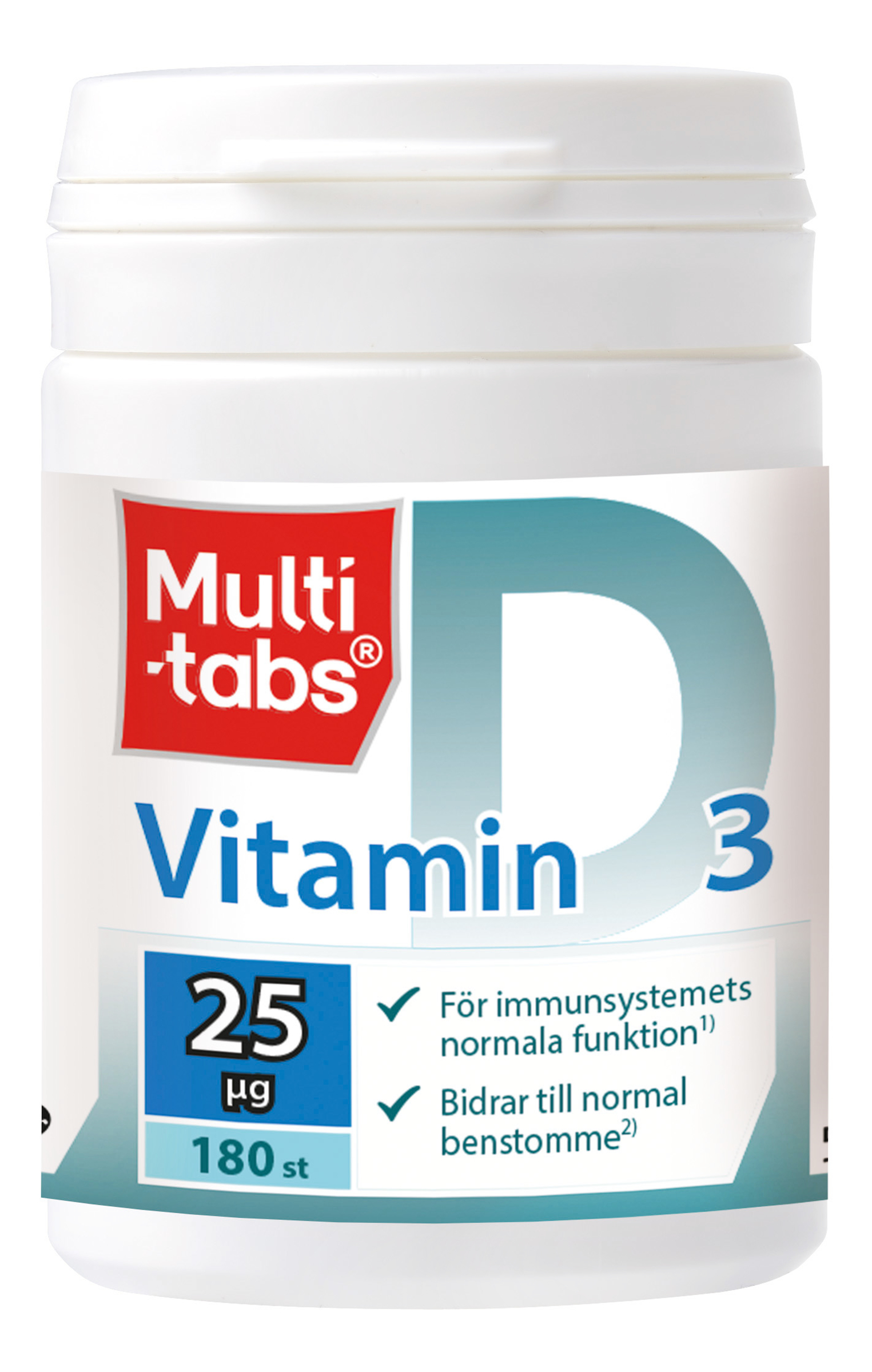Multi-tabs Vitamin D 25 mikrogram 180 st