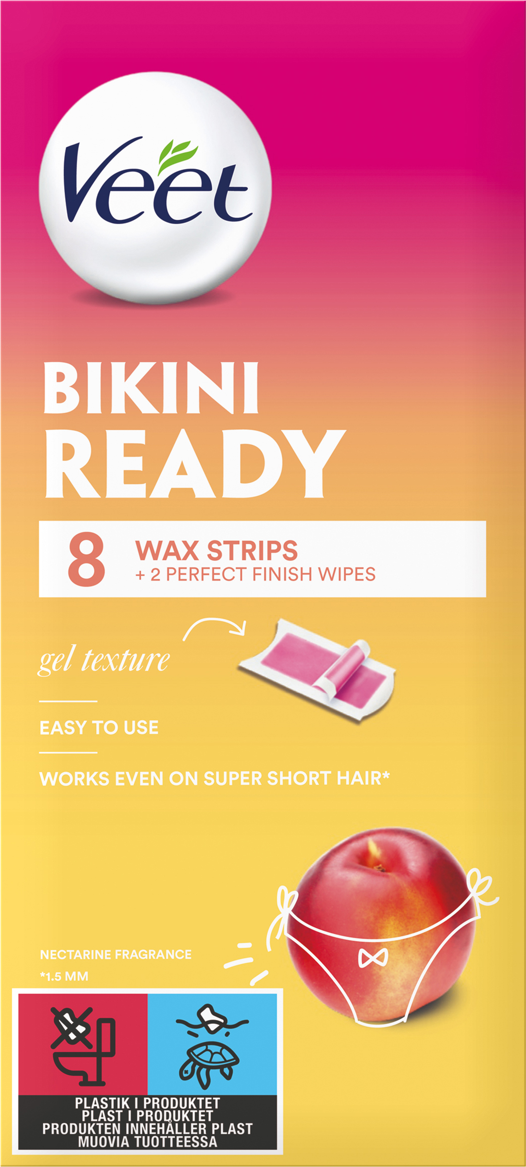 Veet Bikini Ready Vax Strips 8 st