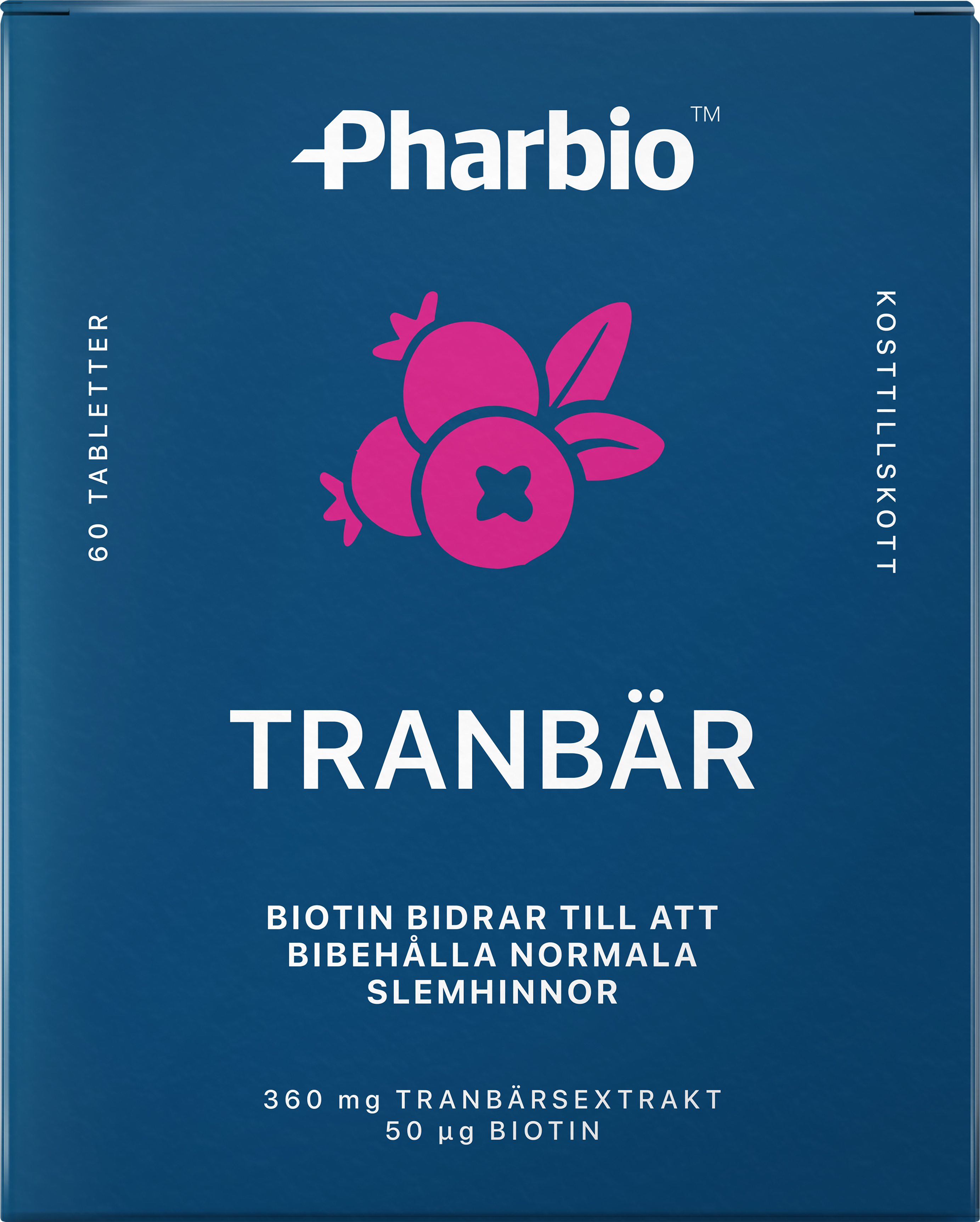 Pharbio Tranbär 60 tabletter