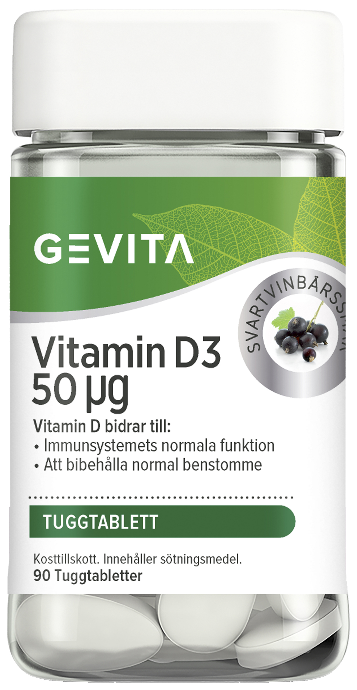 Gevita Vitamin D3 50ug 90 st