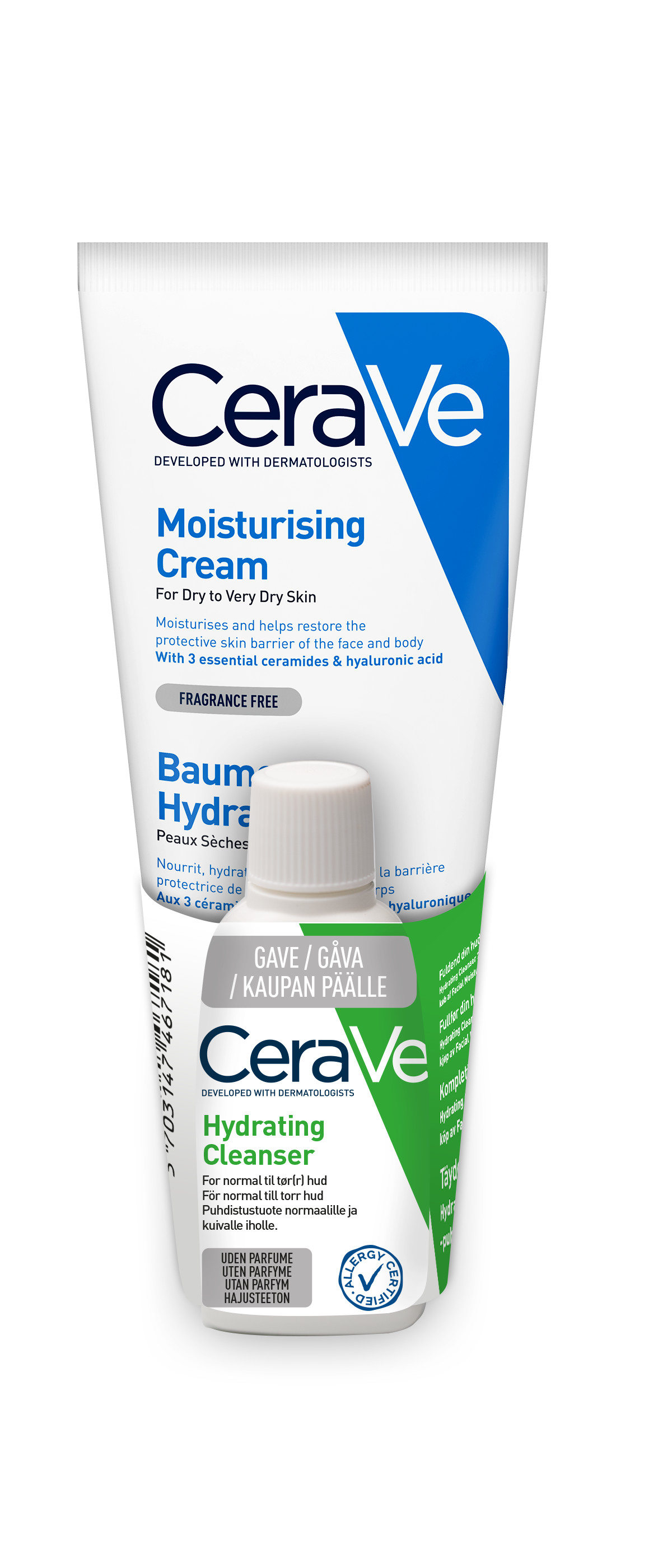 CeraVe Moisturising Cream 177 ml + Hydrating Cleanser 20 ml