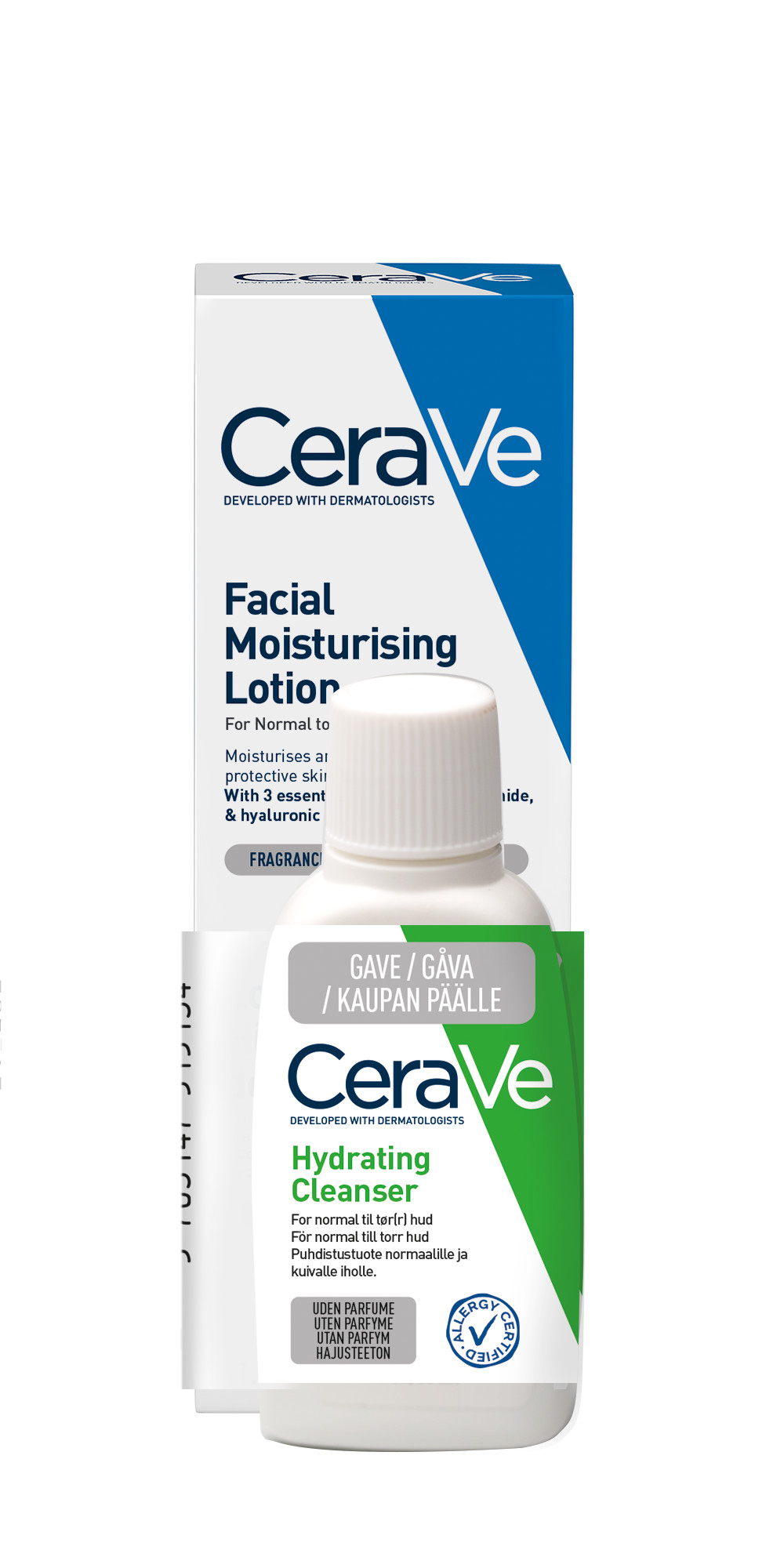 CeraVe Facial Moisturising Lotion 52 ml + Hydrating Cleanser 20 ml