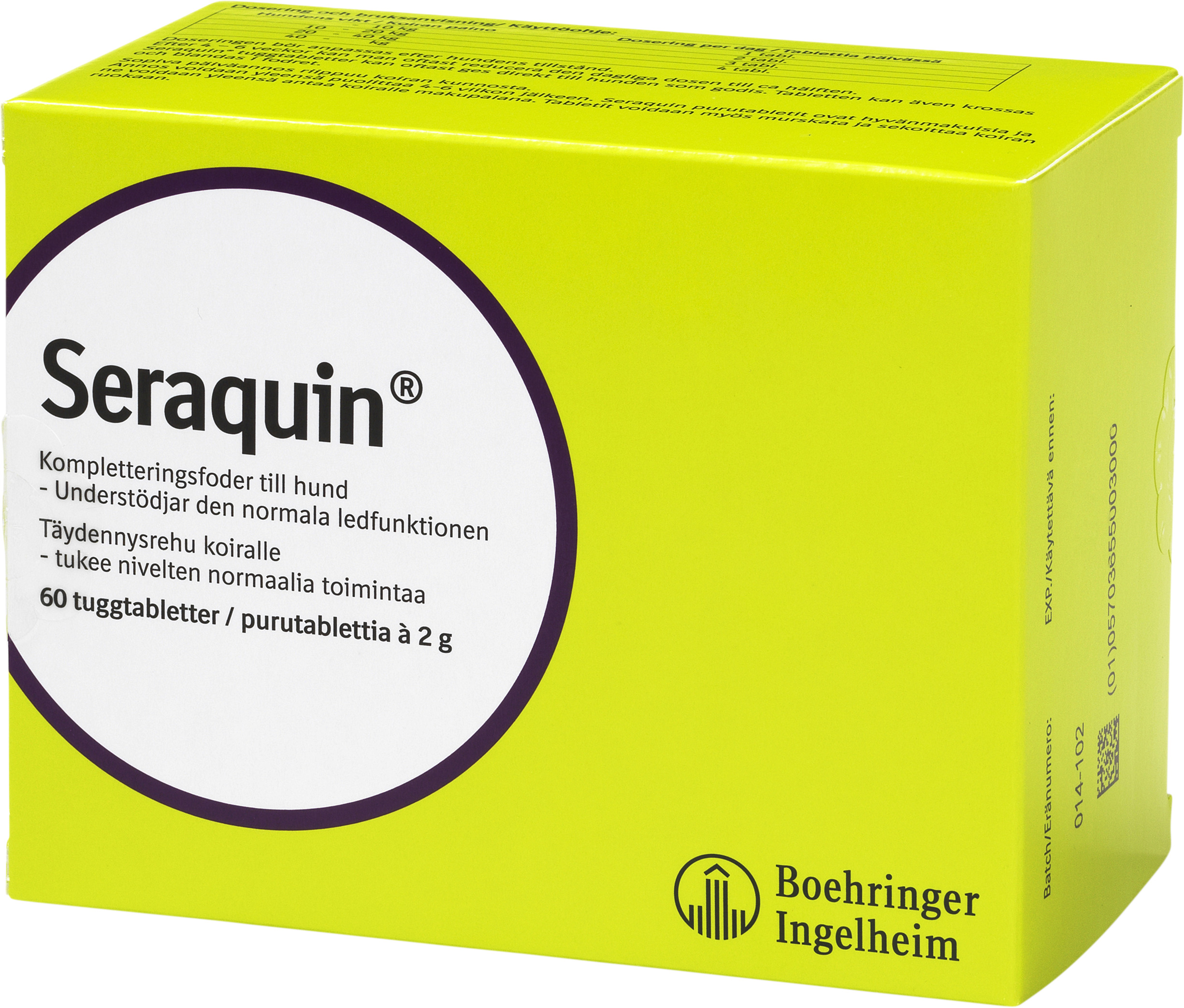 Seraquin Tabletter 2 g 60 st