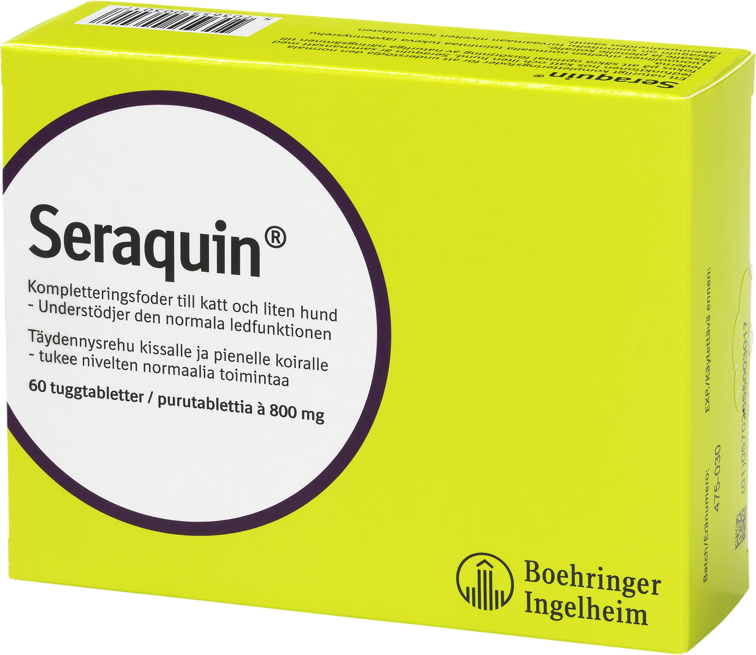 Seraquin Tabletter 800 mg 60 st