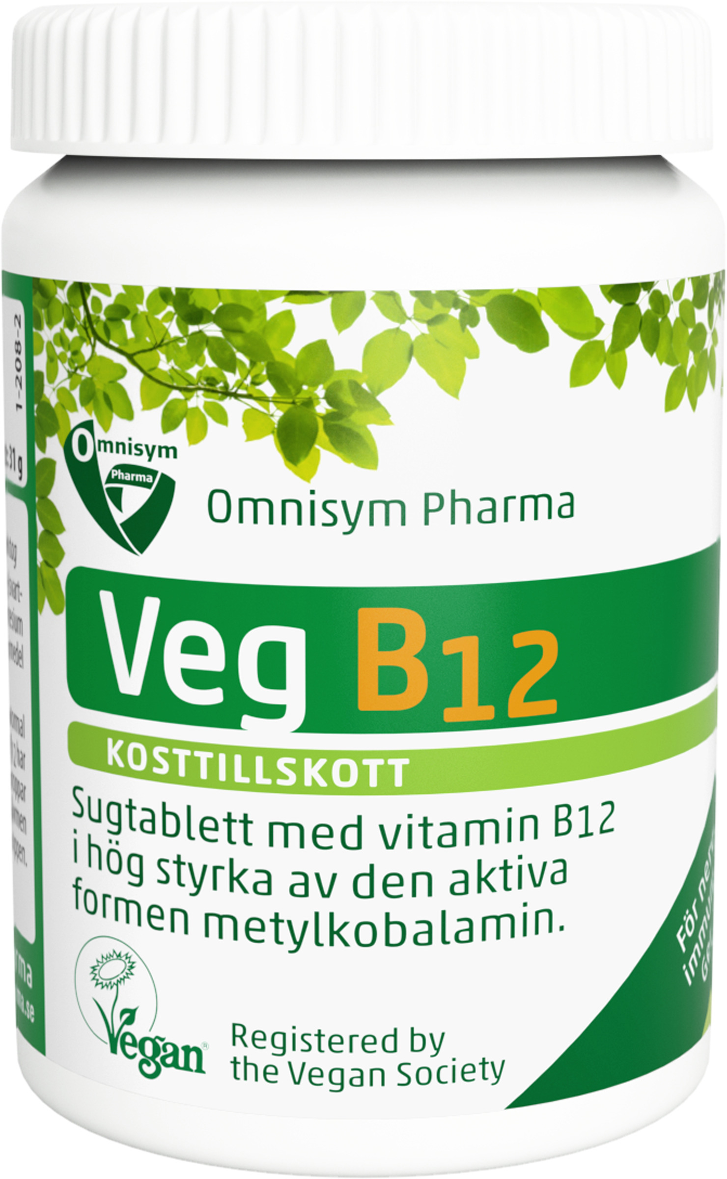 OmniVegan B12, 1000 µg - 120 tabletter