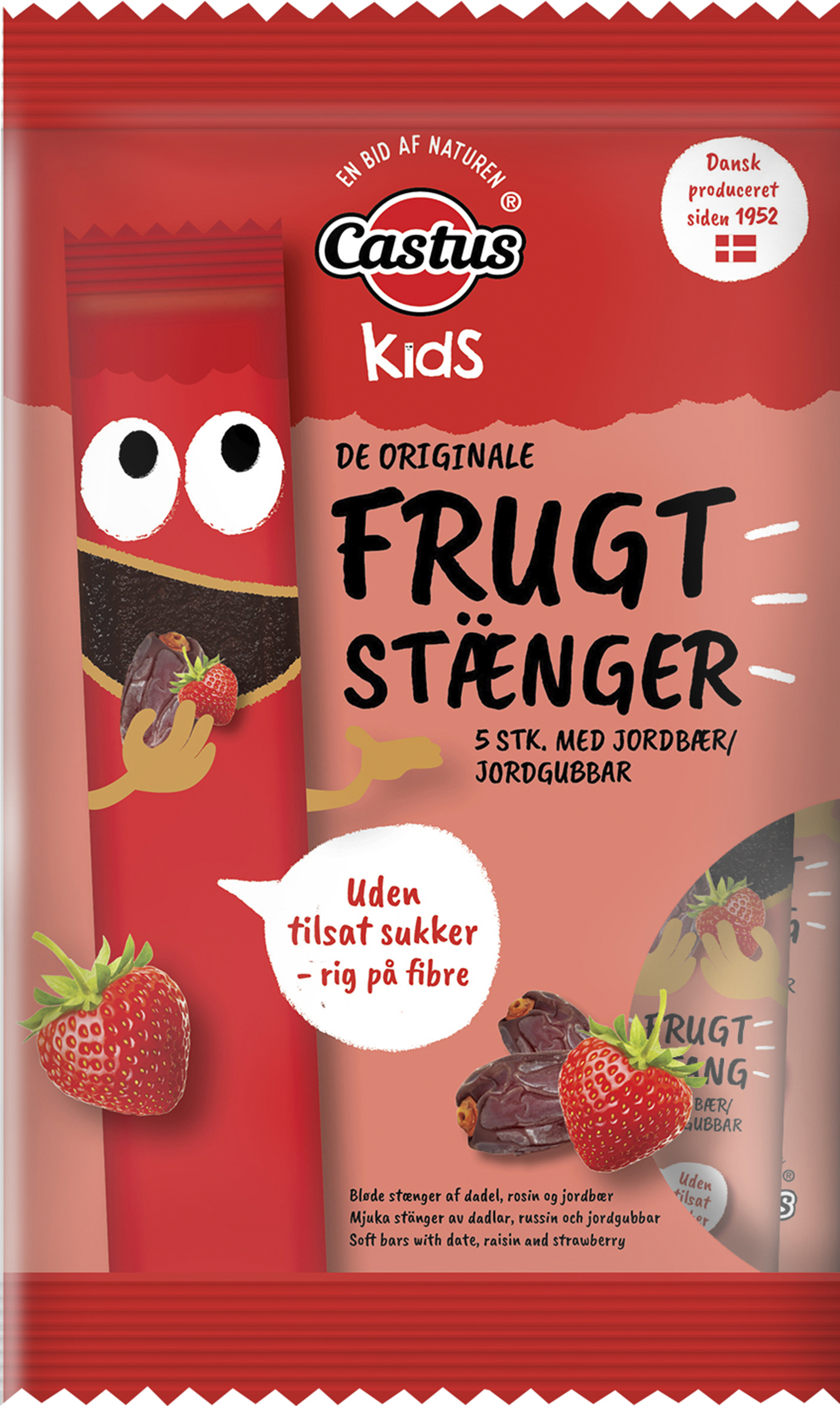 Castus Fruktstång Jordgubb 5x20g