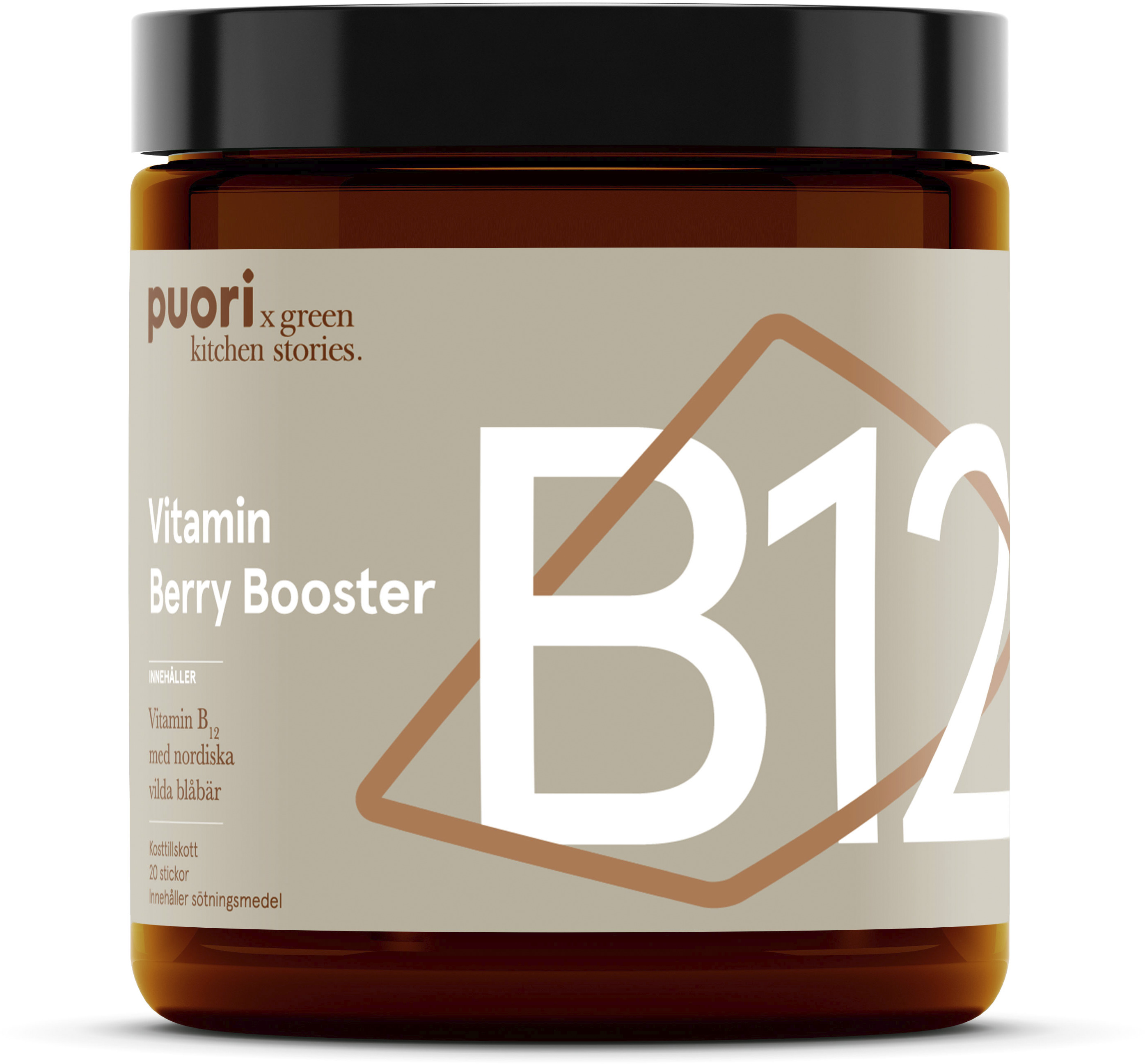 Puori B12 Berry Booster 20 dospåsar