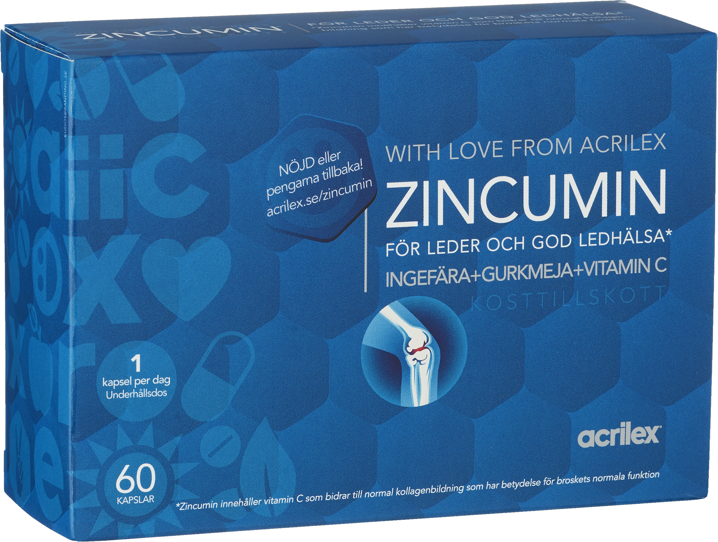 Acrilex Zincumin 60 kapslar