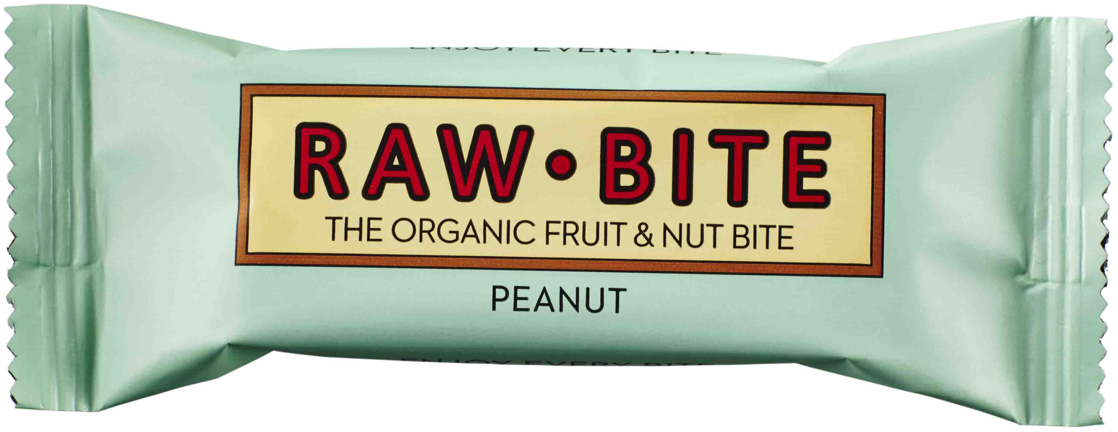 Raw Bite Frukt & Nötbar Jordnöt 50 g