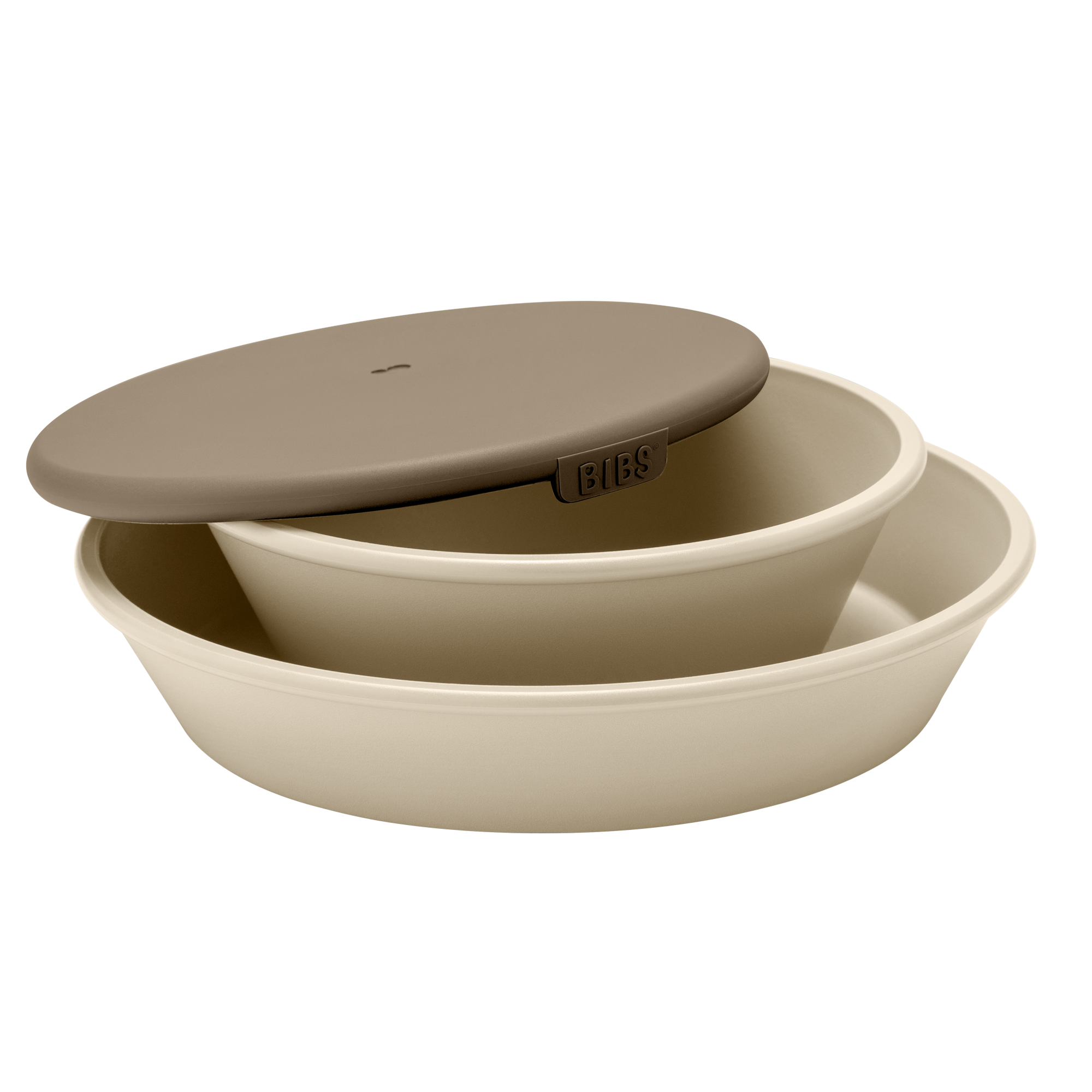 BIBS Dinner Plate Set Vanilla 1 set
