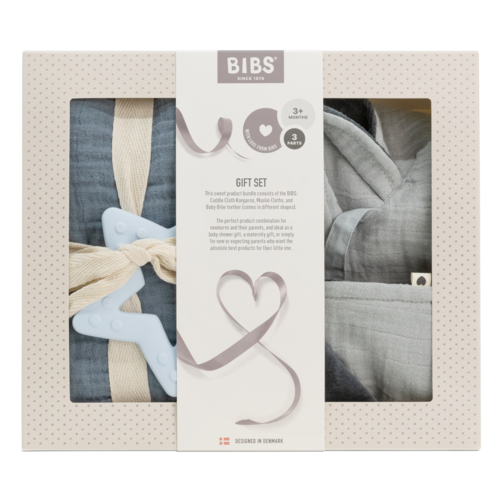 BIBS Baby Blue Gift Set 1 st