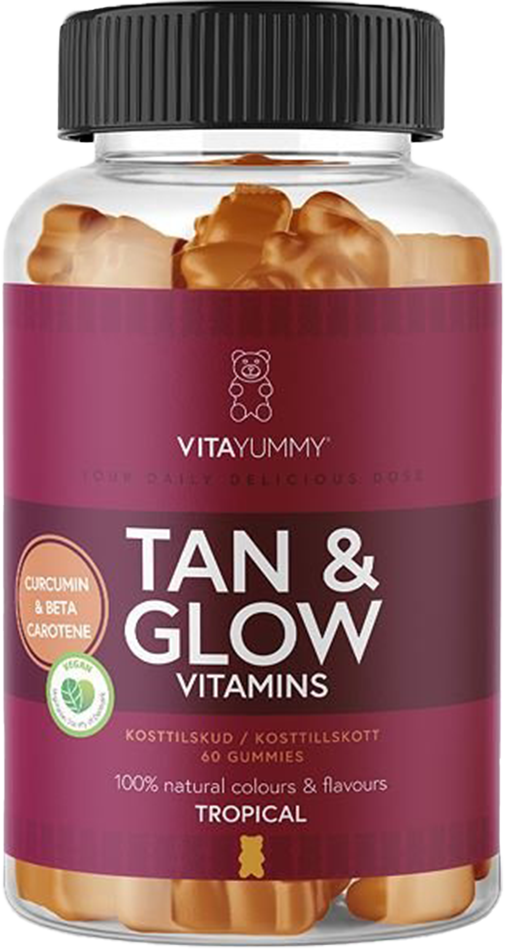 VitaYummy Tan & Glow Vitamins 60 tuggtabletter