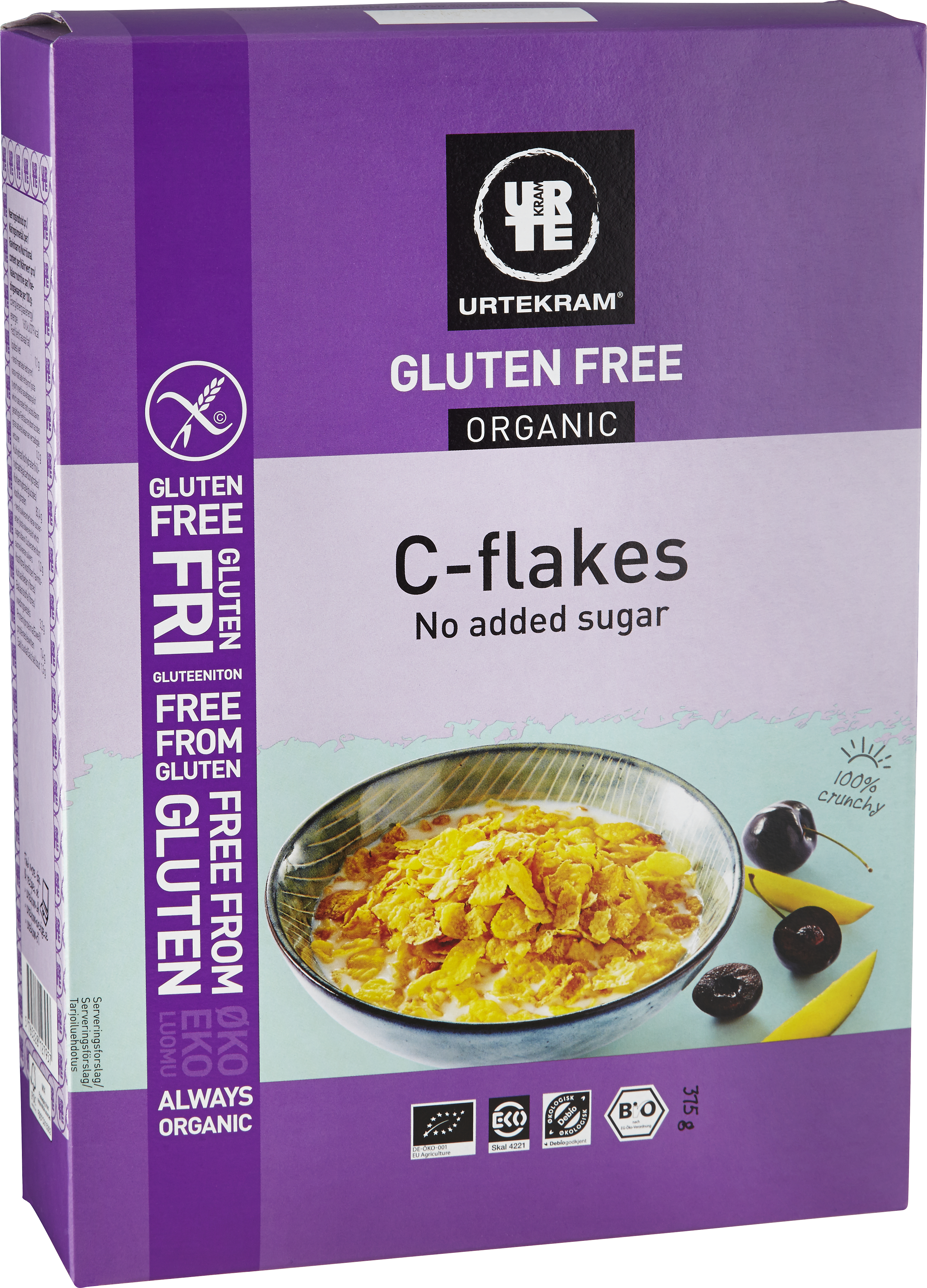 Urtekram Food Glutenfri C-Flakes EKO 375 g