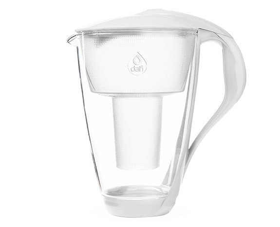 Dafi Vattenreningskanna Glas Vit 2 Liter 1 st