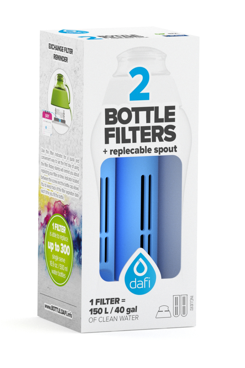 Dafi Refill Filterpatron Ljusblå 2-pack