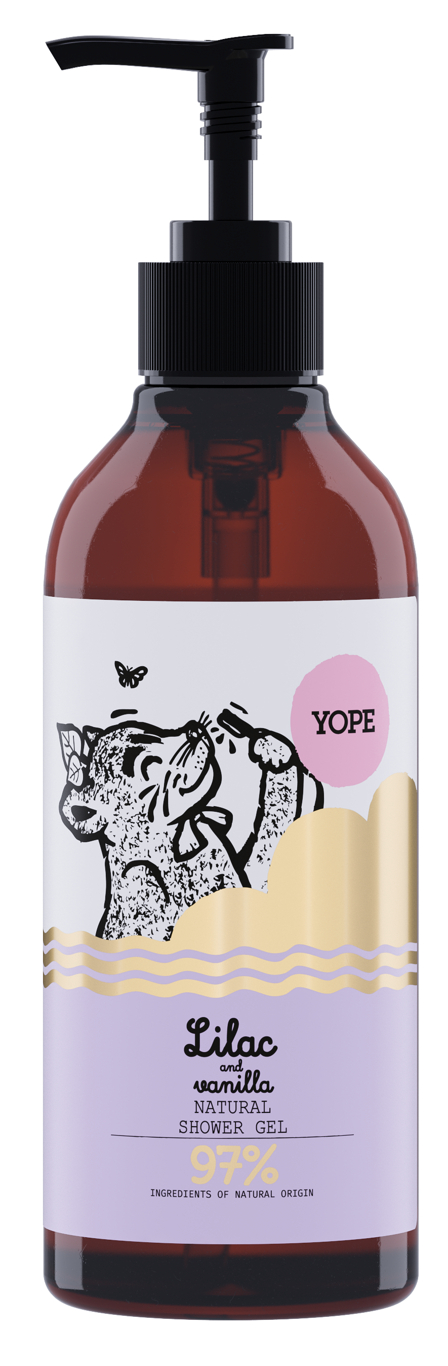 YOPE Shower Gel Lilac & Vanilla 400 ml