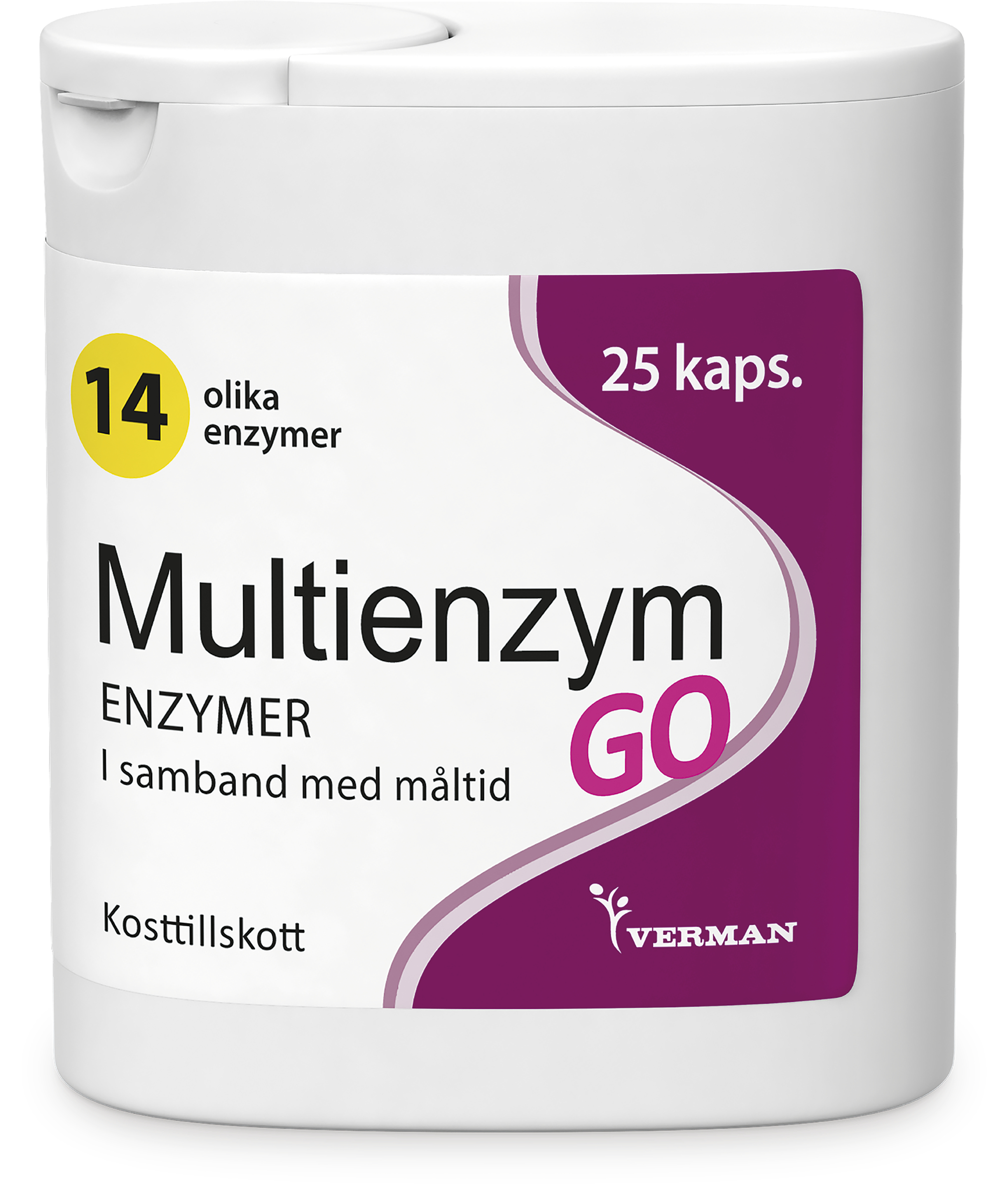 Multienzym GO Matsmältningsenzym 25 st